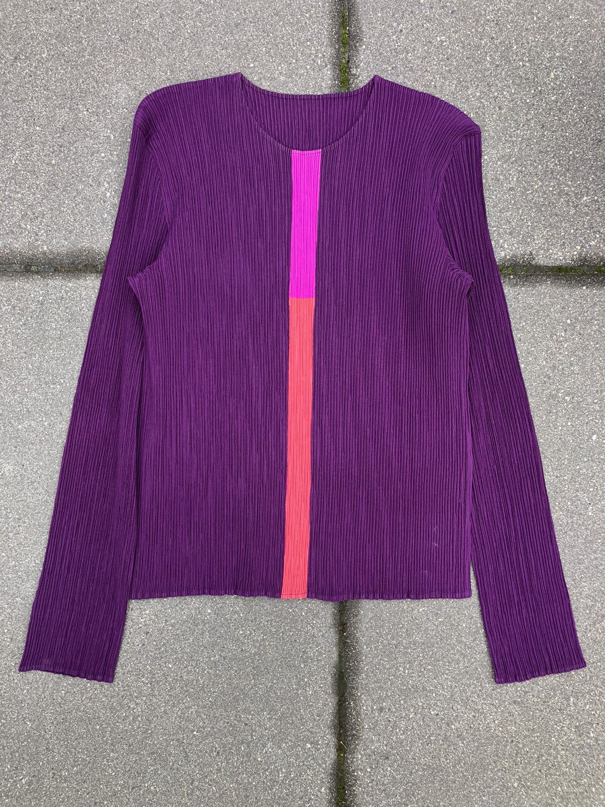 Issey Miyake Fits size M 2001 Issey Miyake Pleats Please longsleeve Size US S / EU 44-46 / 1 - 1 Thumbnail