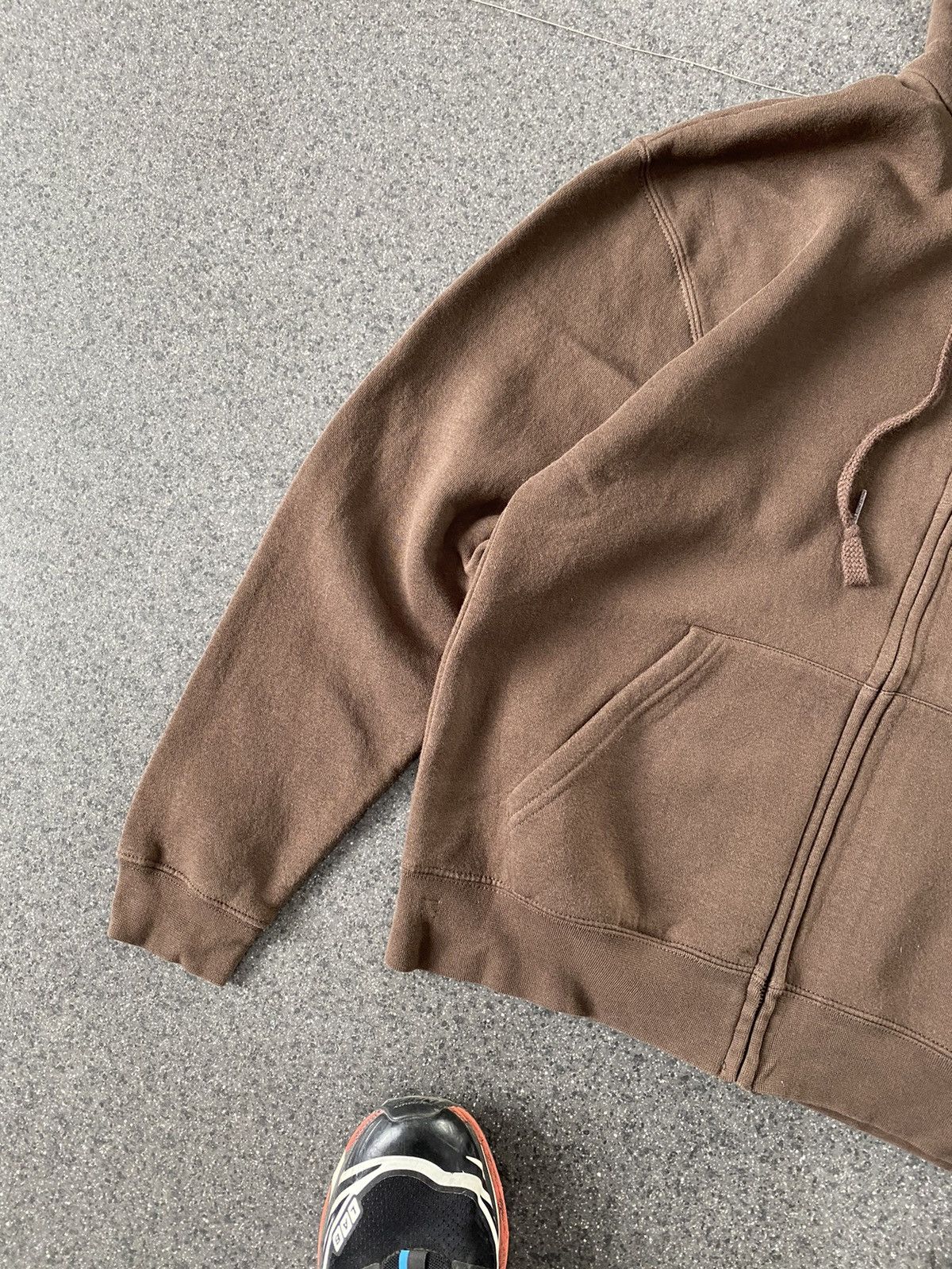 Nike Vintage Nike Brown Logo Zip Hoodie Size US S / EU 44-46 / 1 - 2 Thumbnail