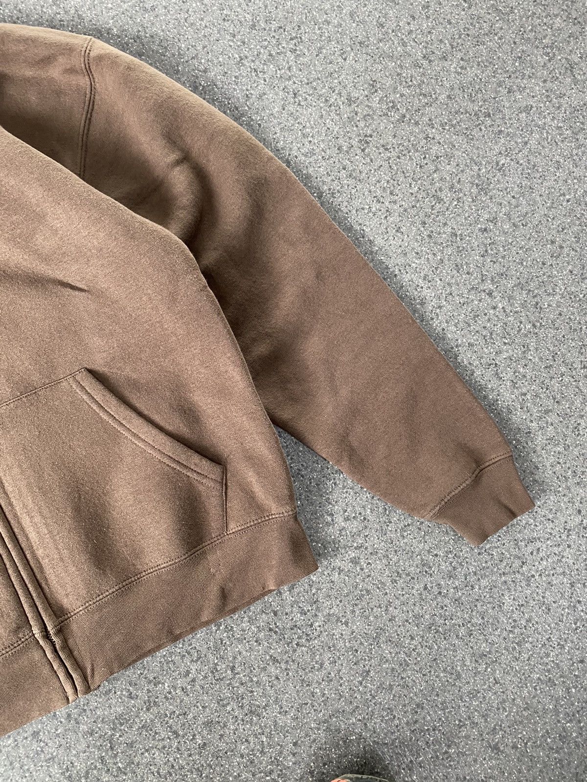 Nike Vintage Nike Brown Logo Zip Hoodie Size US S / EU 44-46 / 1 - 4 Thumbnail