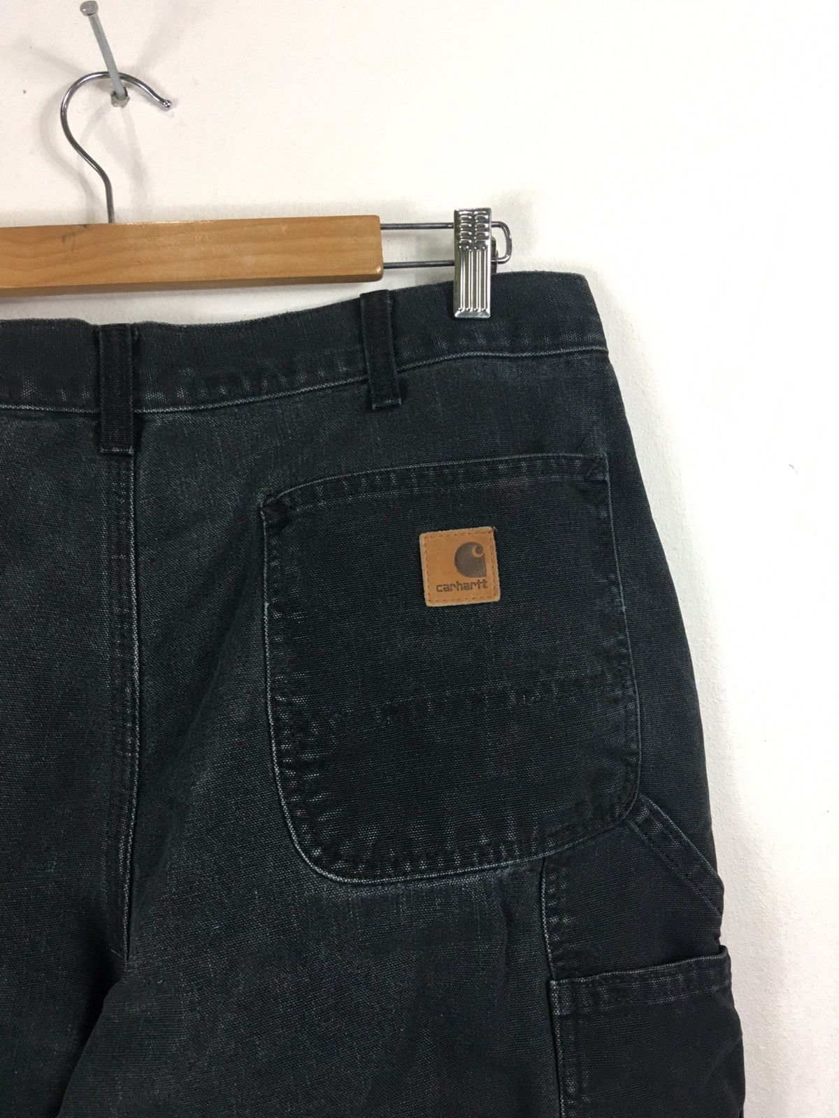 Carhartt × Carhartt Wip Vintage Carhartt Cargo Short pants work pants canvas cotton Size US 35 - 3 Thumbnail