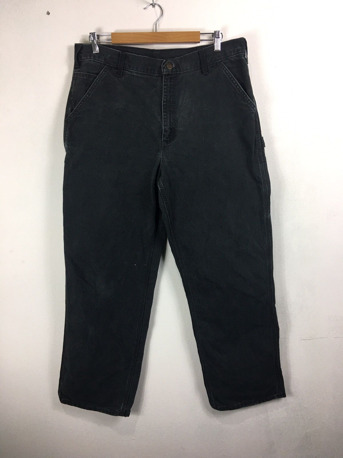 Carhartt × Carhartt Wip Vintage Carhartt Cargo Short pants work pants canvas cotton Size US 35 - 2 Thumbnail