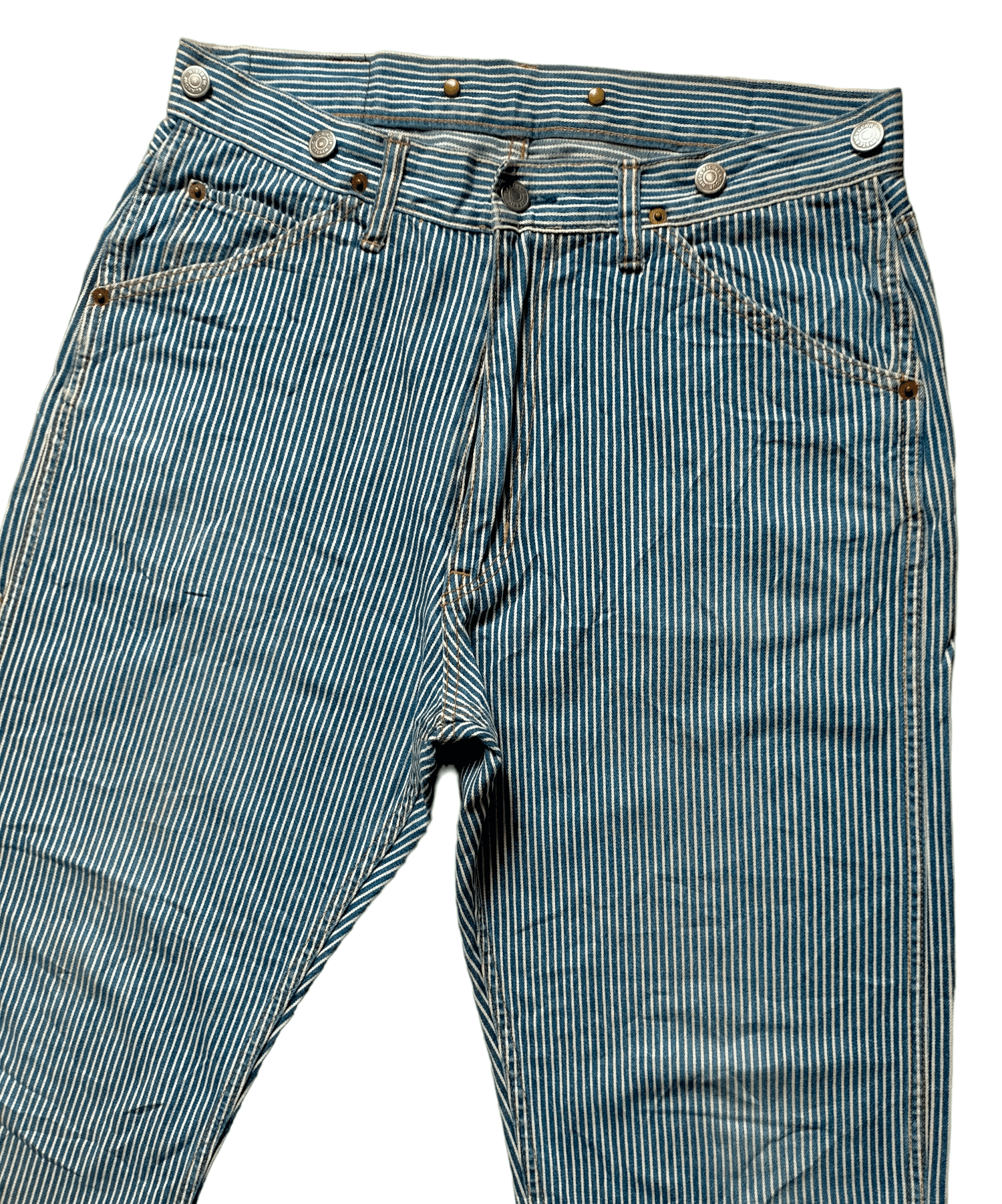 Hysteric Glamour Hysteric Glamour Hickory Stripe Carpenter Jeans Size US 32 / EU 48 - 8 Thumbnail
