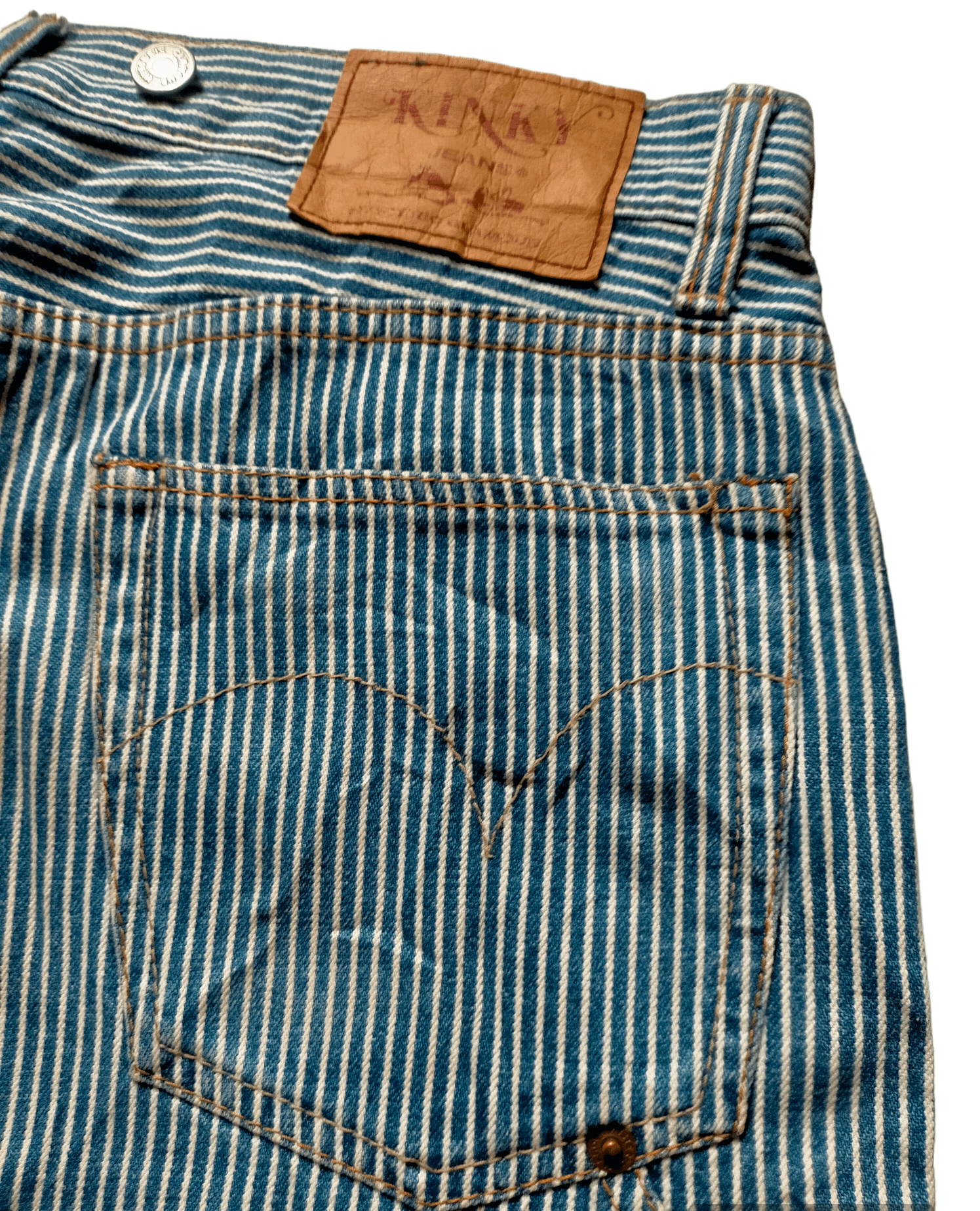 Hysteric Glamour Hysteric Glamour Hickory Stripe Carpenter Jeans Size US 32 / EU 48 - 5 Thumbnail