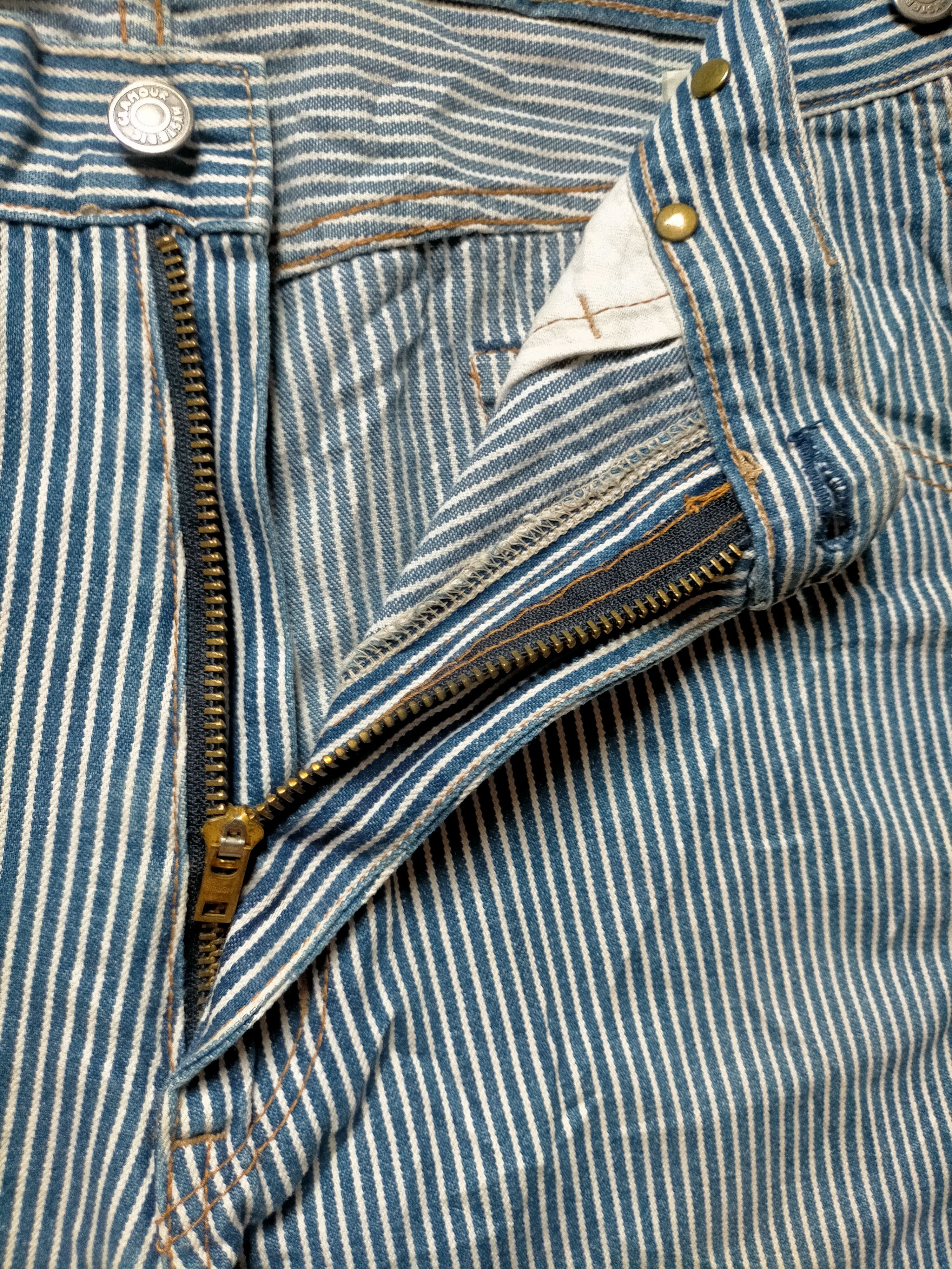 Hysteric Glamour Hysteric Glamour Hickory Stripe Carpenter Jeans Size US 32 / EU 48 - 10 Thumbnail
