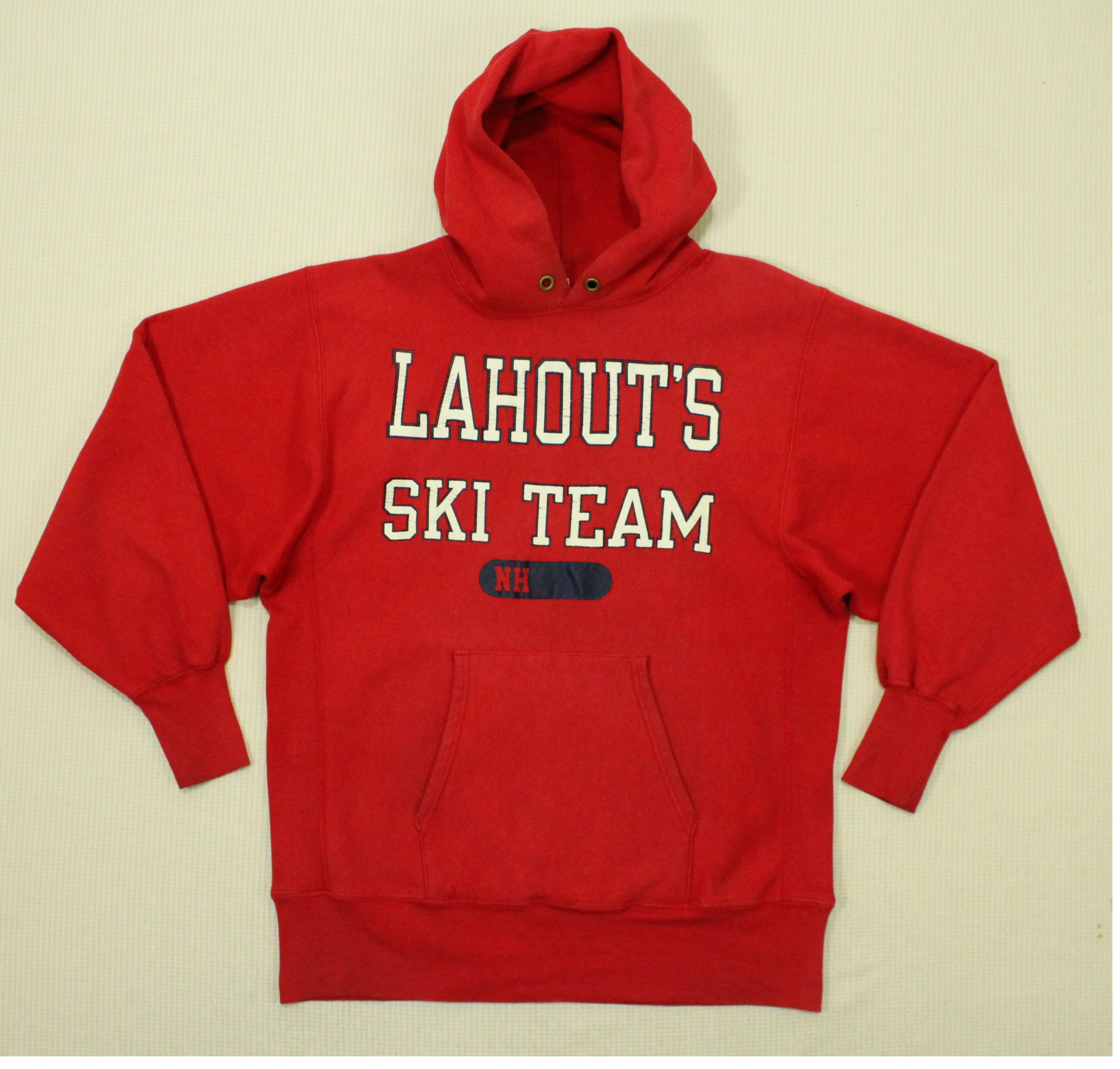 Champion Vintage CHAMPION Hoodie Reverse Weave LAHOUT"S SKI TEAM Size US L / EU 52-54 / 3 - 4 Thumbnail