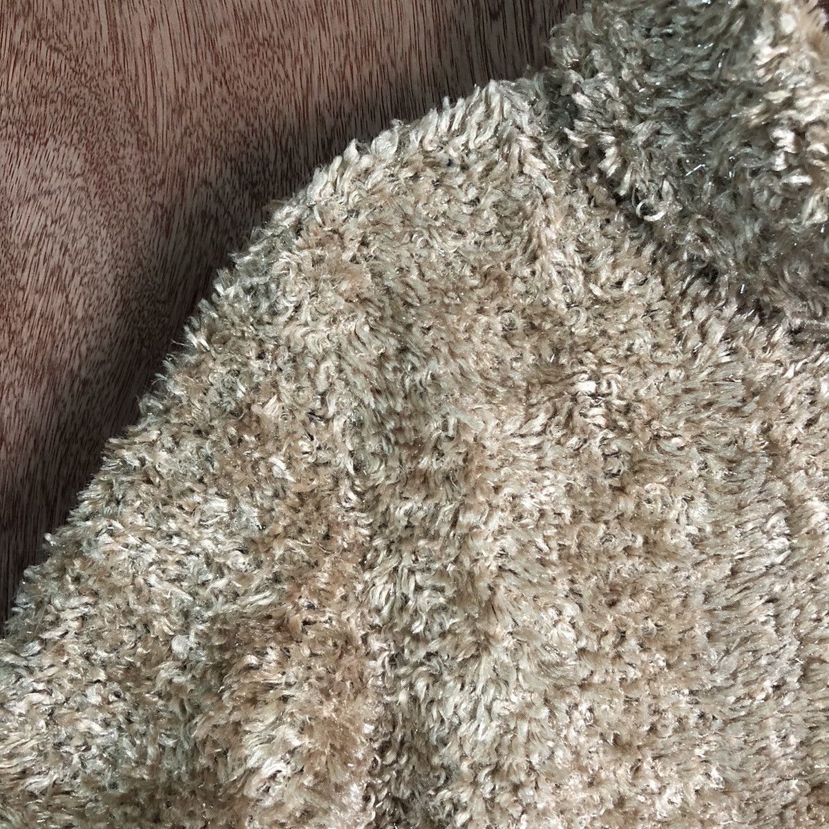 Vintage Glisse II Gold Shag Shaggy Fur Mohair Knitwear #6662 Size US M / EU 48-50 / 2 - 6 Thumbnail