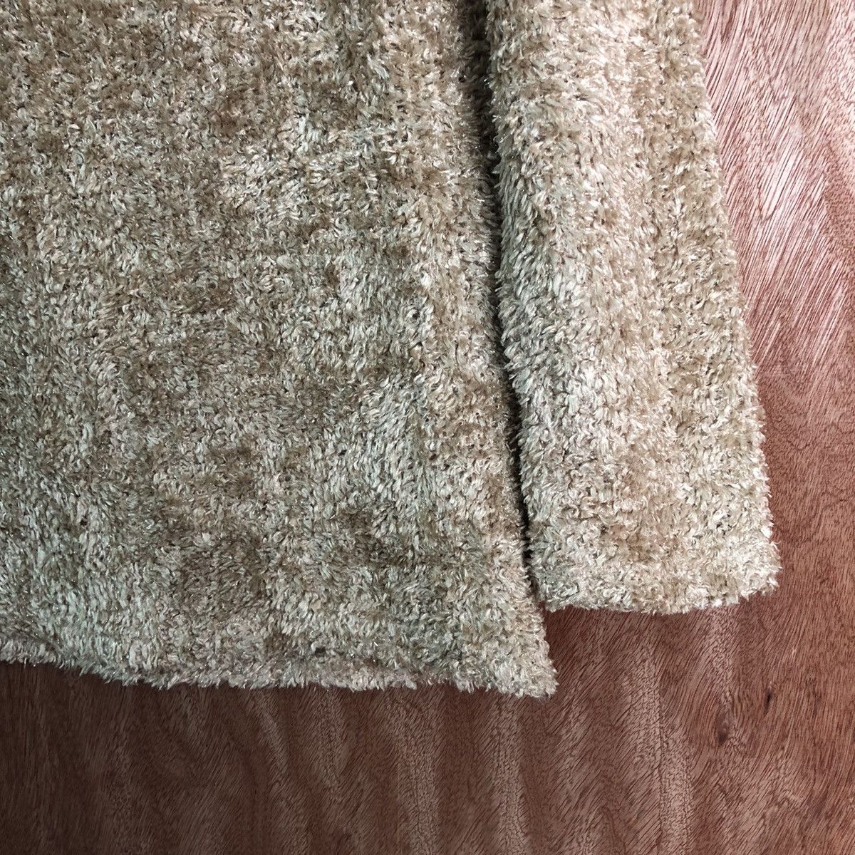 Vintage Glisse II Gold Shag Shaggy Fur Mohair Knitwear #6662 Size US M / EU 48-50 / 2 - 5 Thumbnail