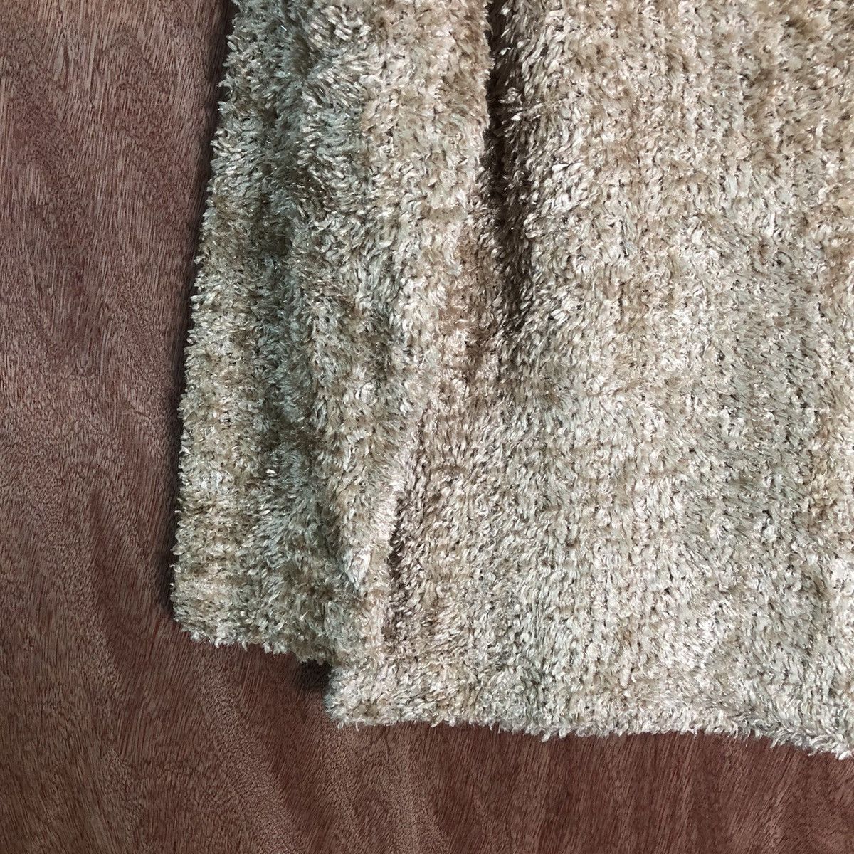 Vintage Glisse II Gold Shag Shaggy Fur Mohair Knitwear #6662 Size US M / EU 48-50 / 2 - 4 Thumbnail