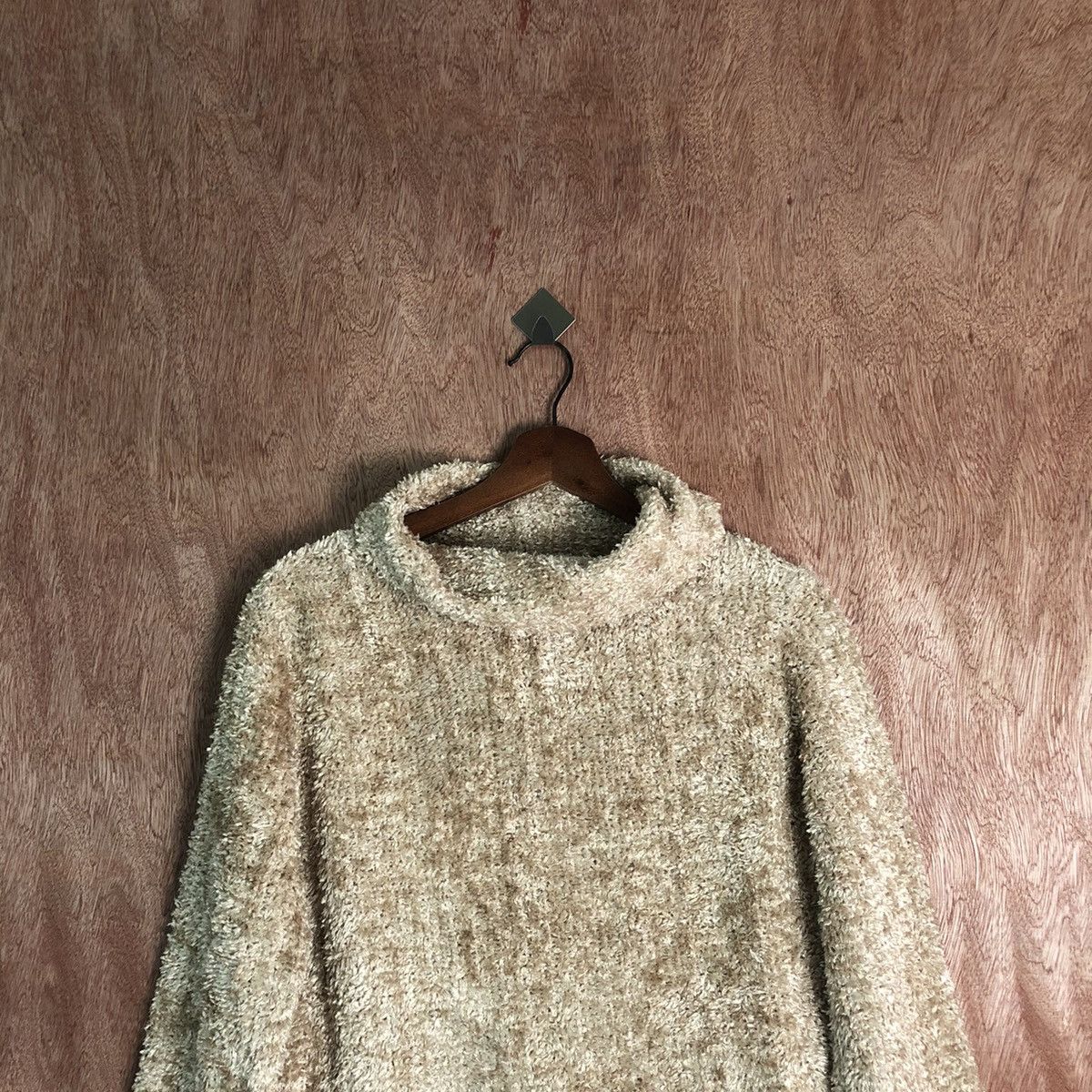 Vintage Glisse II Gold Shag Shaggy Fur Mohair Knitwear #6662 Size US M / EU 48-50 / 2 - 2 Thumbnail