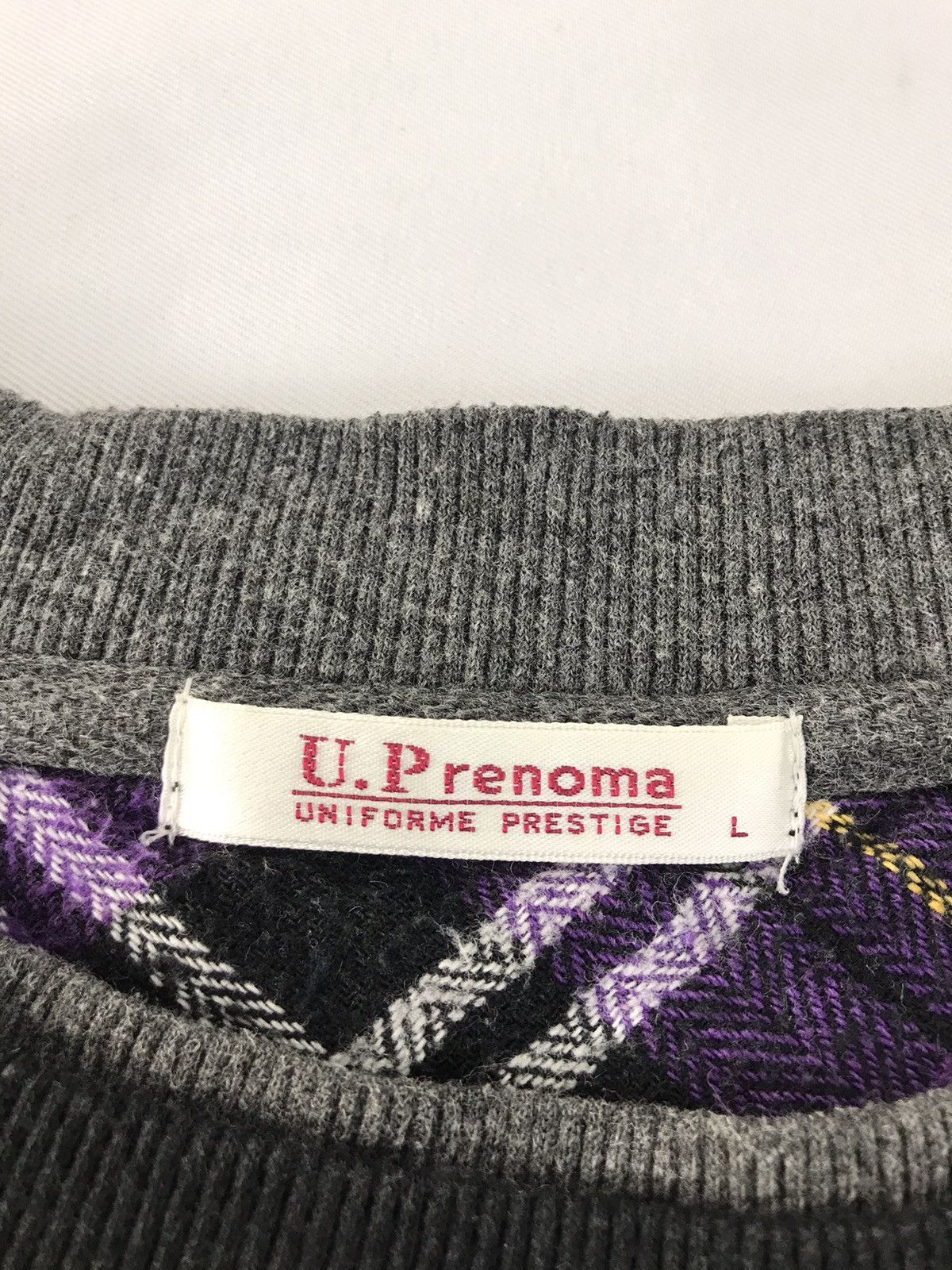 Renoma × Vintage U.P Renoma Uniforme Prestige Esprit Big Logo Spell Out Size L / US 10 / IT 46 - 4 Thumbnail