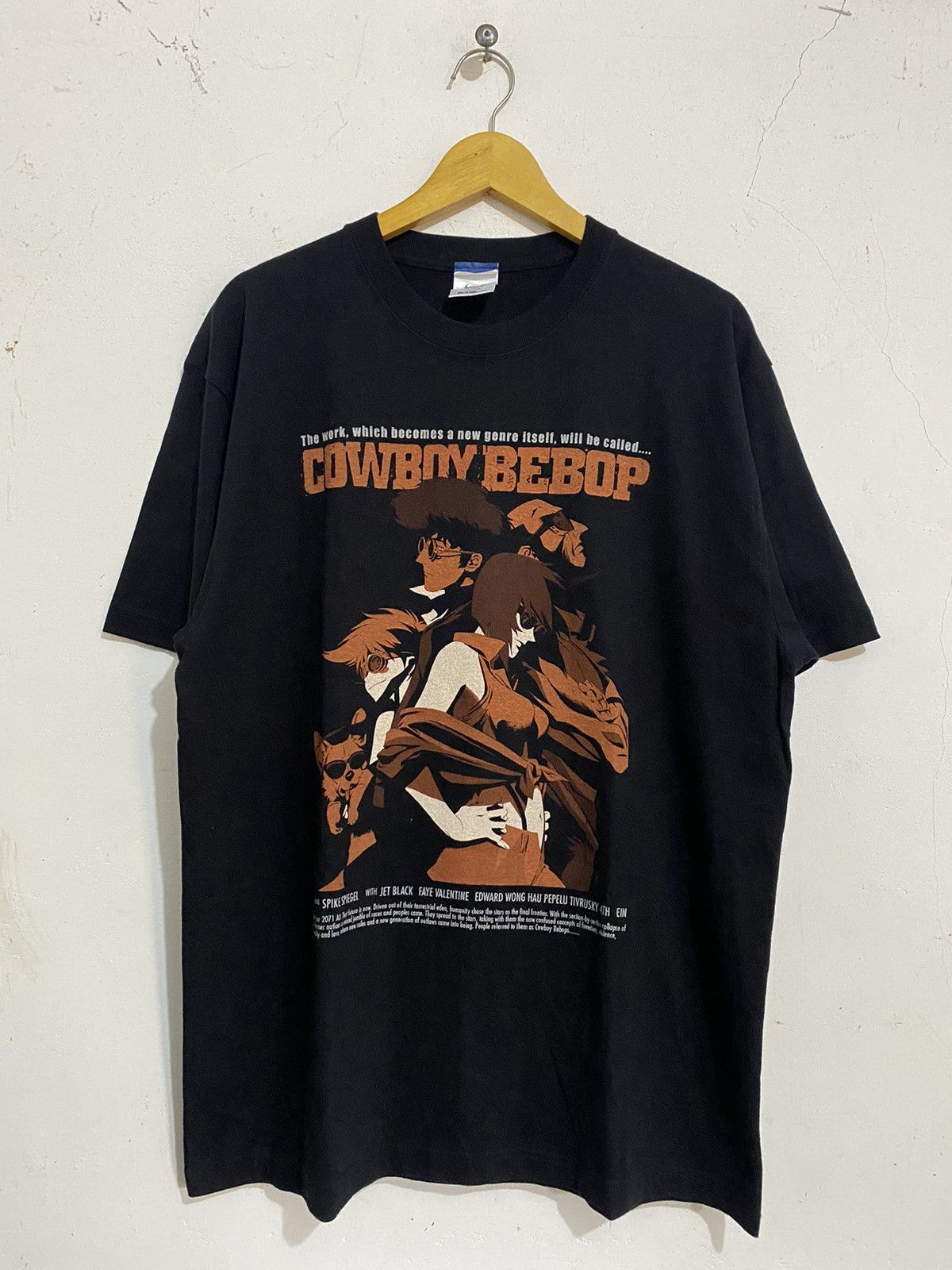 image of Anima x Vintage Bindingoffervintage Cowboy Bebop Cospa Shirt in Black, Men's (Size XL)