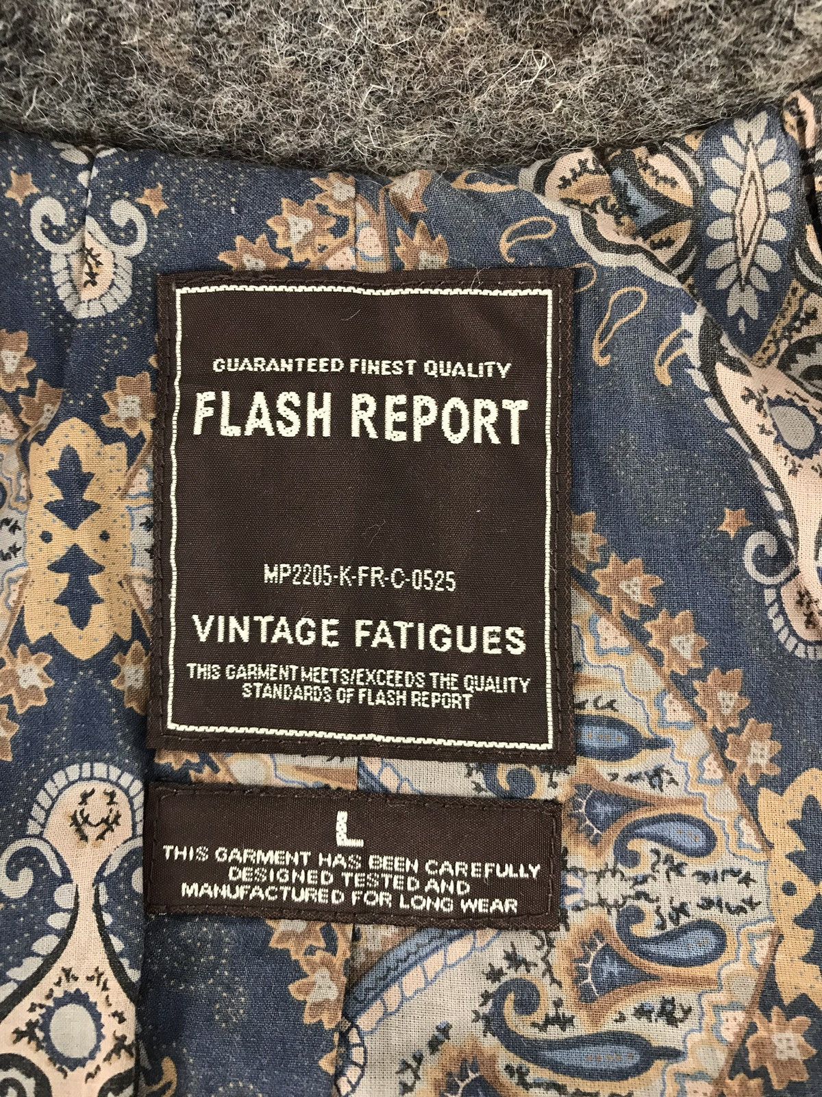 Japanese Brand Vintage Flash Report Multi Zipper Woll Style Size US S / EU 44-46 / 1 - 8 Thumbnail