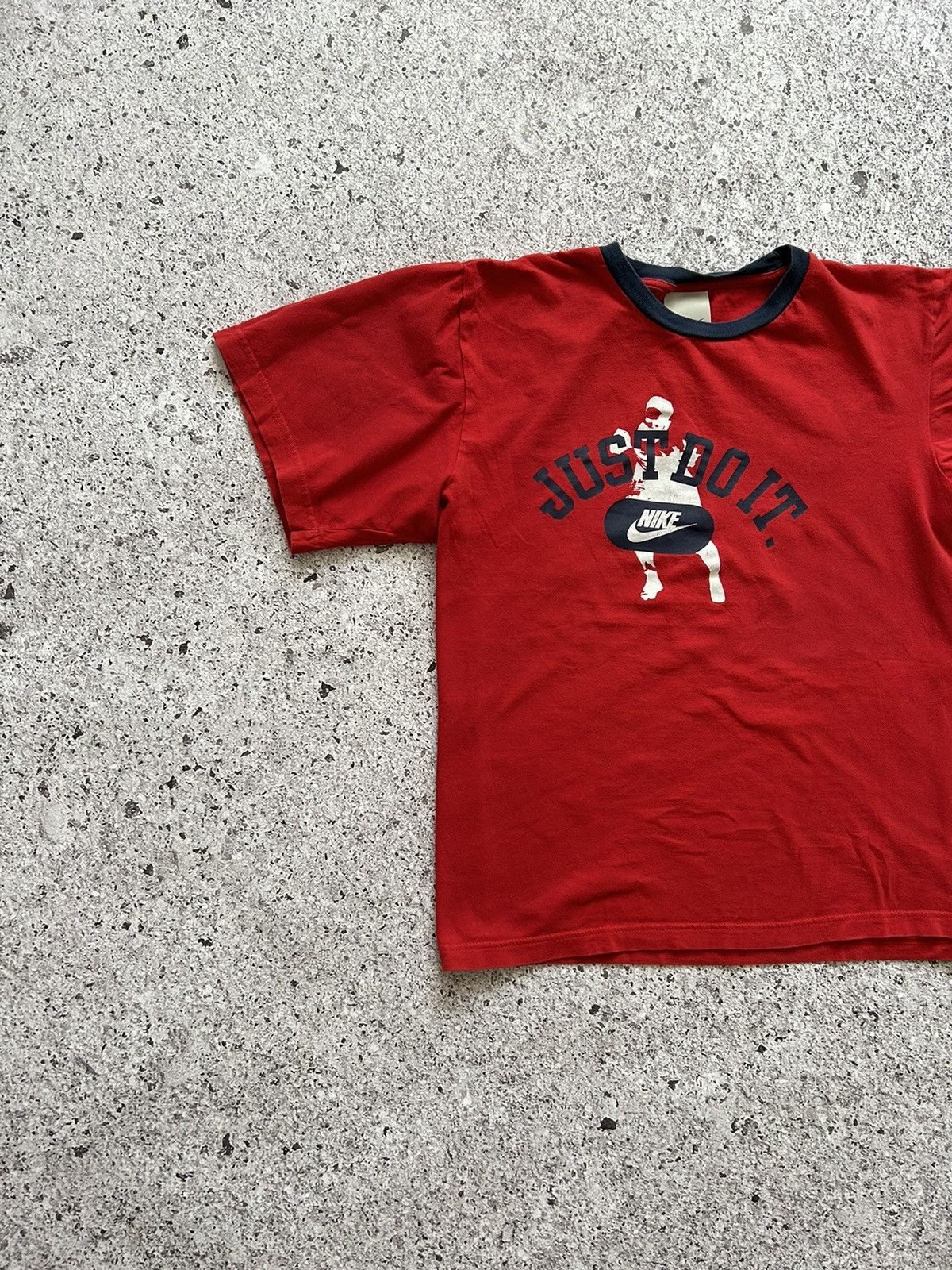 Nike × Vintage Vintage Nike “Just Do It” Center Swoosh Logo T-Shirt 2000’s Size US M / EU 48-50 / 2 - 2 Thumbnail