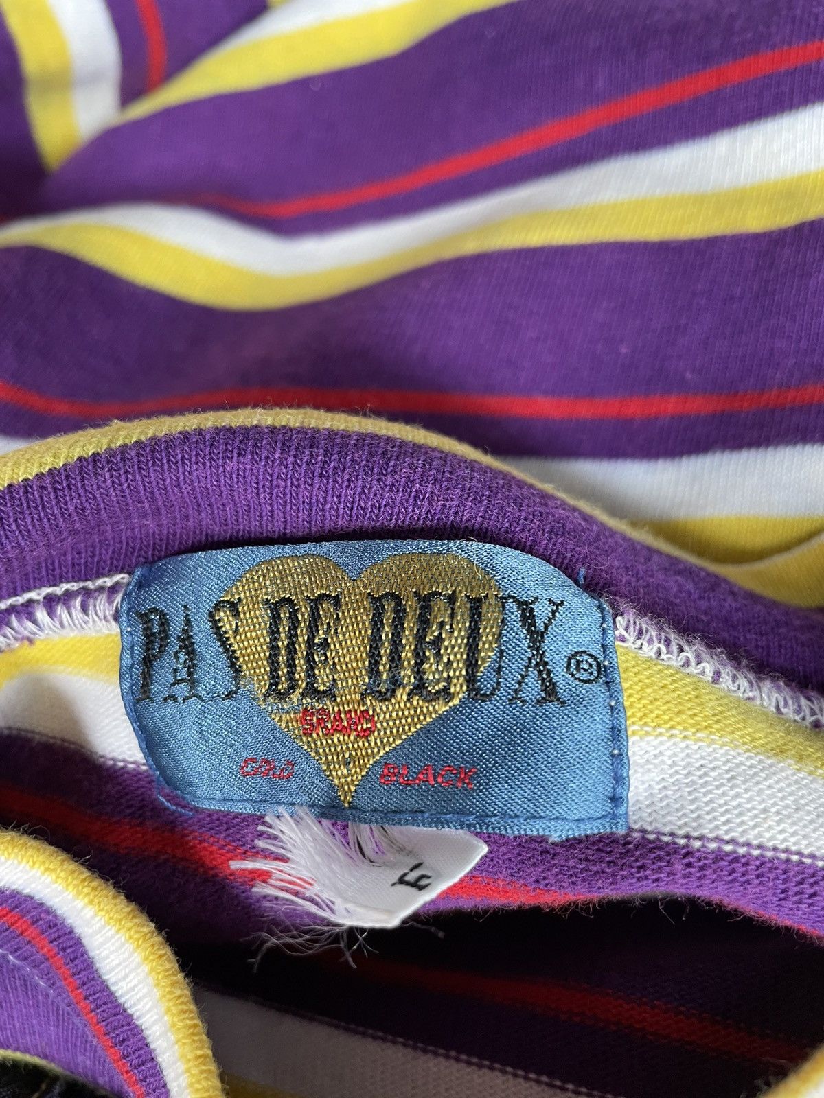 Pas De Faux Vintage Pas De Duex striped tshirt Size US M / EU 48-50 / 2 - 7 Thumbnail