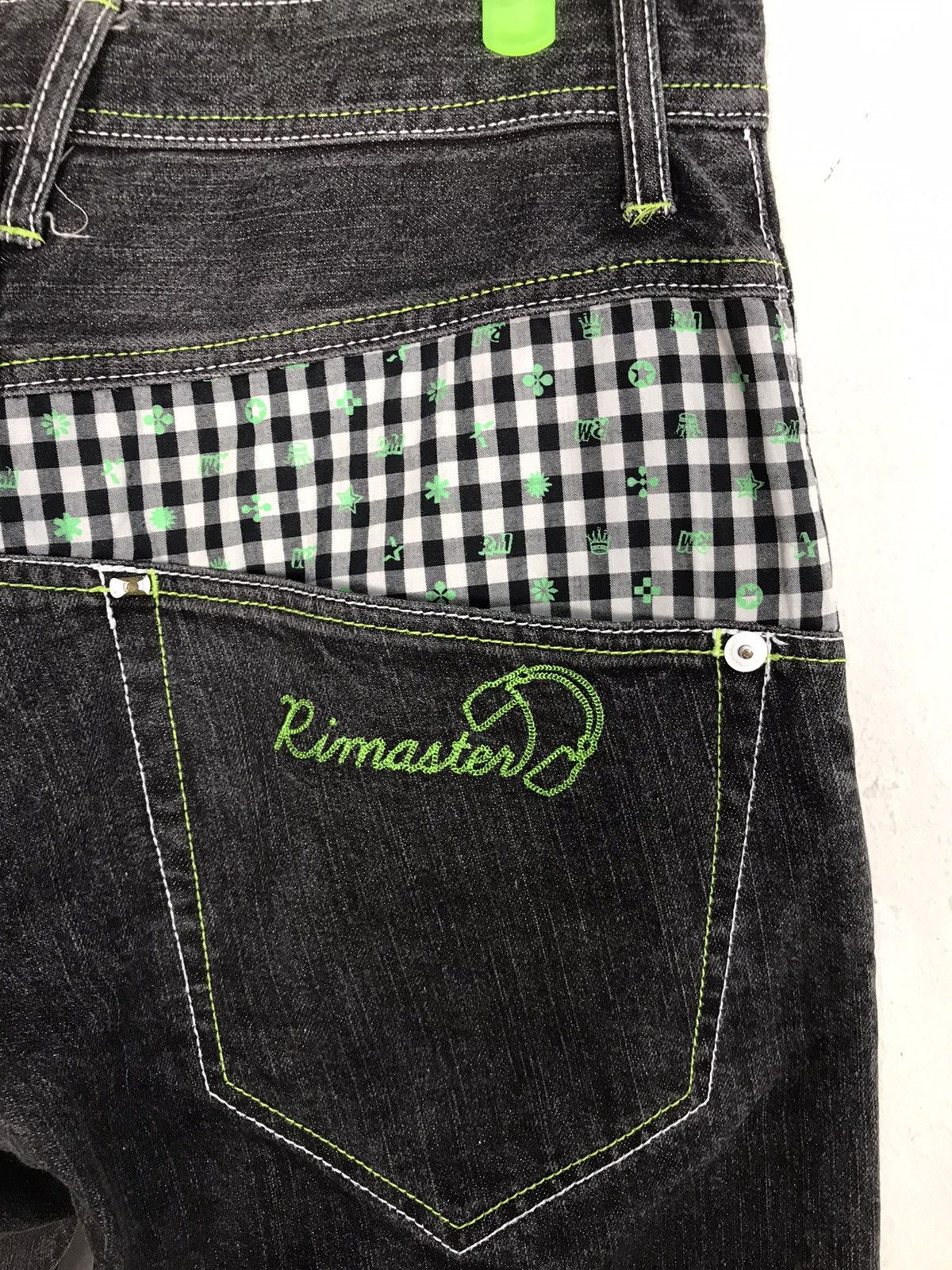 Japanese Brand Vtg Rimaster Jeans Art Painting Pocket Design Size US 32 / EU 48 - 11 Thumbnail