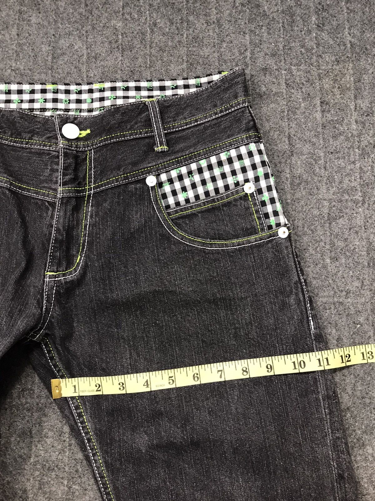 Japanese Brand Vtg Rimaster Jeans Art Painting Pocket Design Size US 32 / EU 48 - 17 Thumbnail