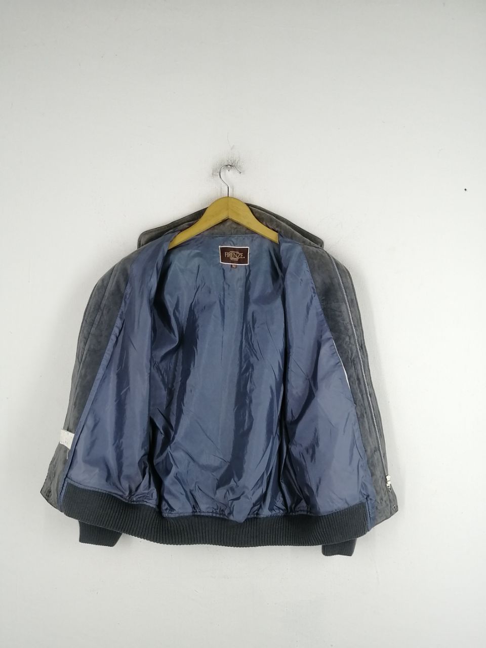 Firenze × Japanese Brand Vintage Hybrid Jacket Semi Leather Firenze Size US M / EU 48-50 / 2 - 2 Thumbnail