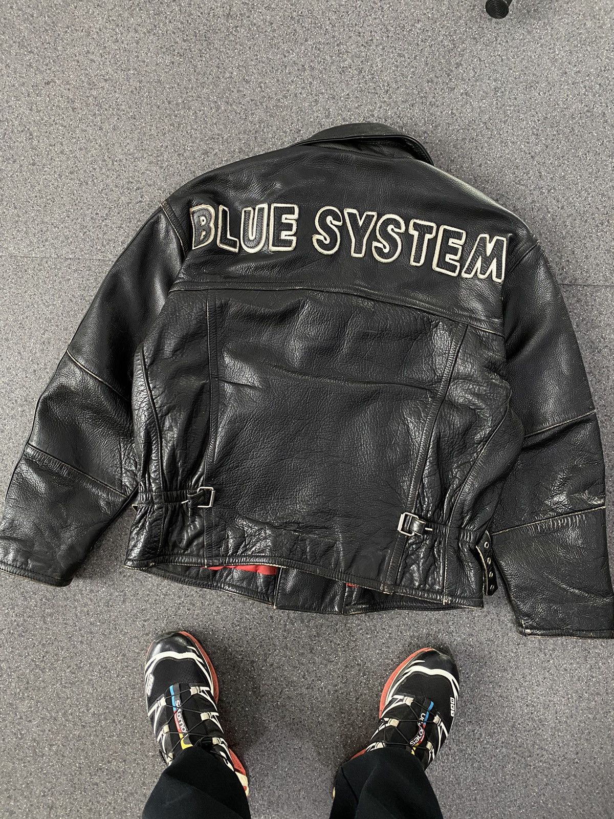 Japanese Brand Vintage Jet Sen Blue System Japan Leather Jacket Size US M / EU 48-50 / 2 - 1 Thumbnail