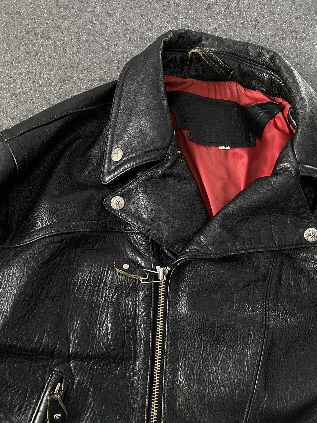 Japanese Brand Vintage Jet Sen Blue System Japan Leather Jacket Size US M / EU 48-50 / 2 - 4 Thumbnail