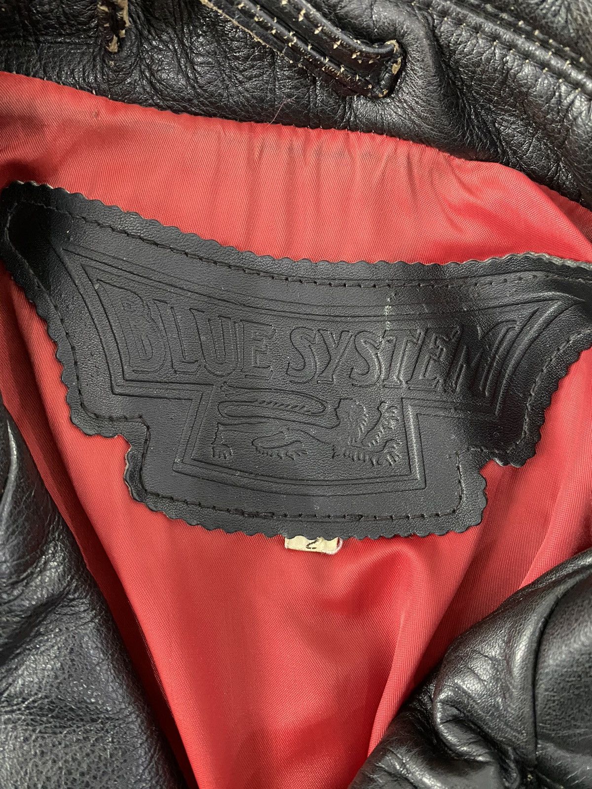 Japanese Brand Vintage Jet Sen Blue System Japan Leather Jacket Size US M / EU 48-50 / 2 - 7 Thumbnail