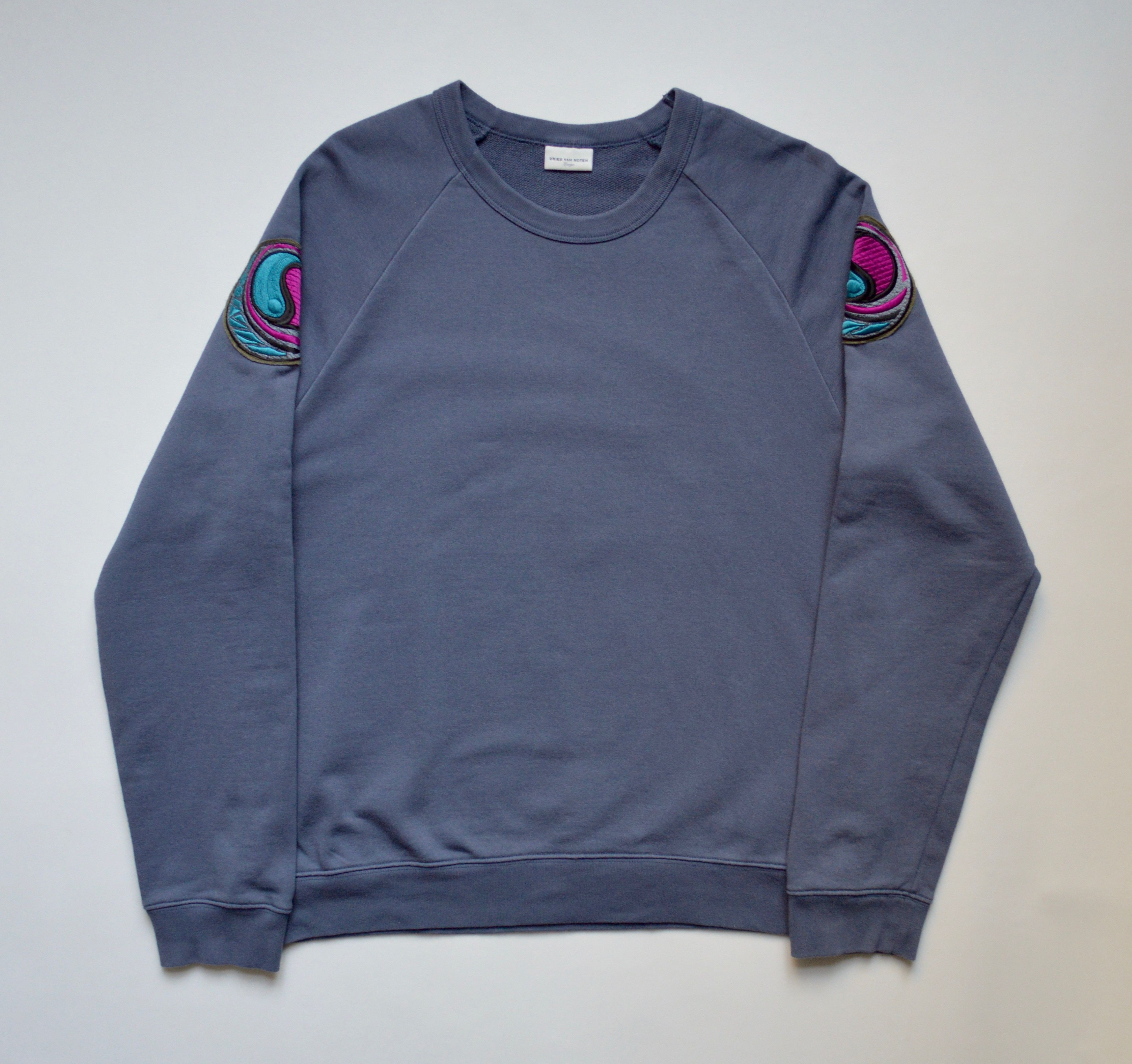 Dries Van Noten A/W 16 Psychedelic Yin Yang Patch Sweatshirt Size US M / EU 48-50 / 2 - 1 Thumbnail