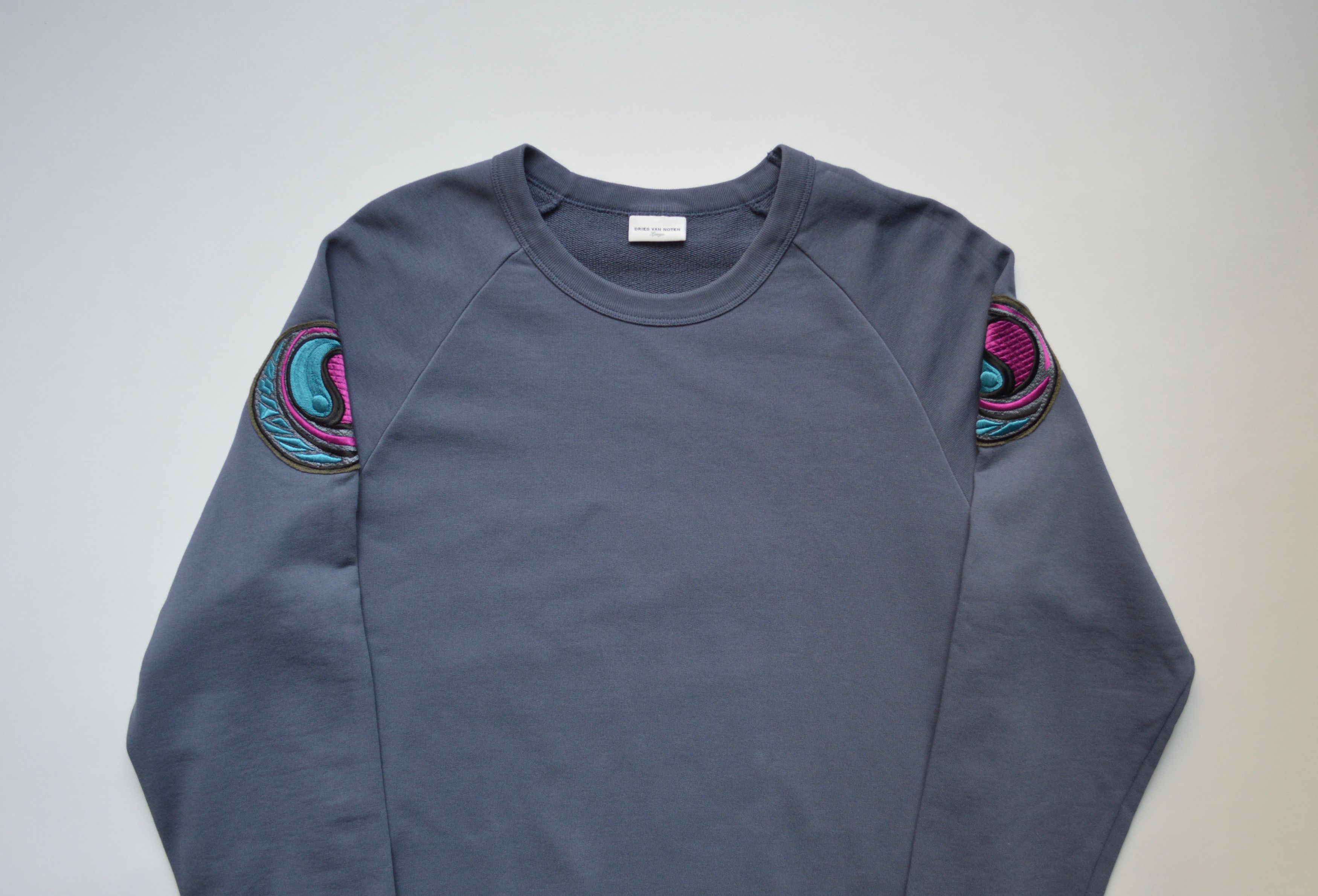 Dries Van Noten A/W 16 Psychedelic Yin Yang Patch Sweatshirt Size US M / EU 48-50 / 2 - 2 Thumbnail
