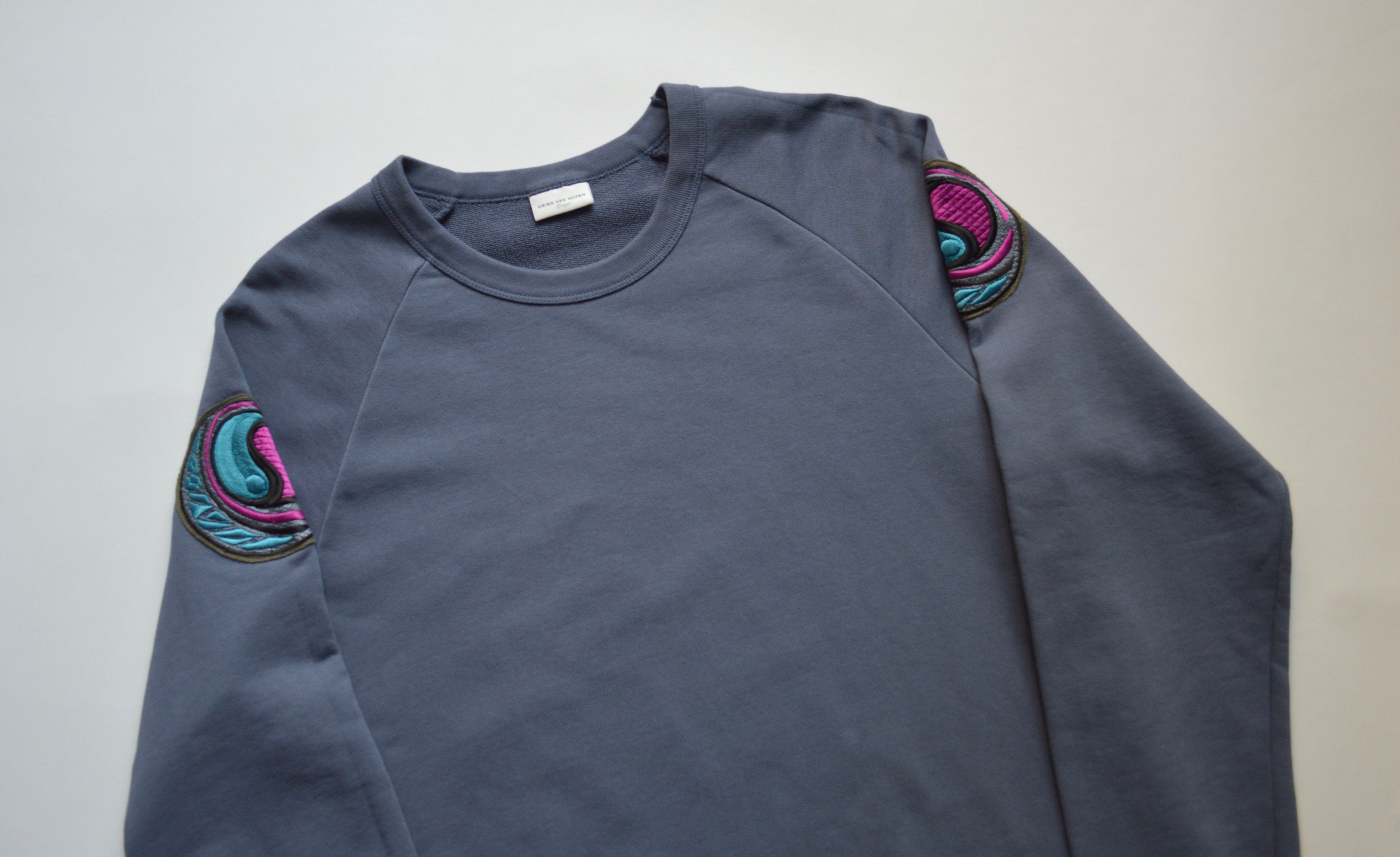 Dries Van Noten A/W 16 Psychedelic Yin Yang Patch Sweatshirt Size US M / EU 48-50 / 2 - 4 Thumbnail