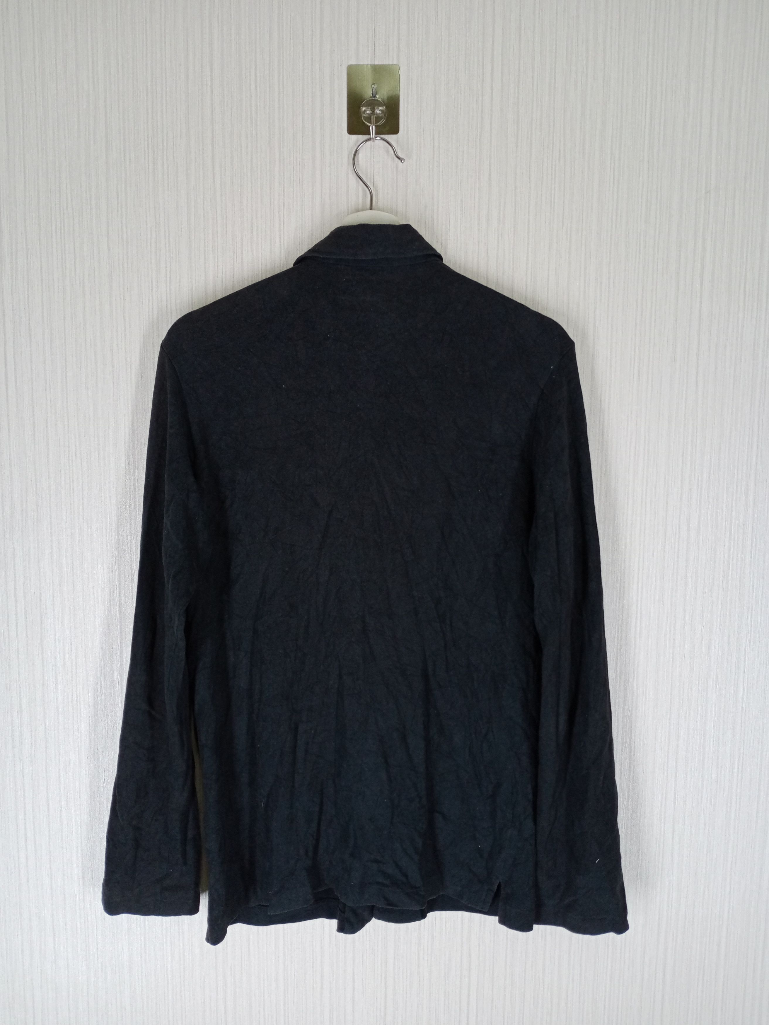 Yohji Yamamoto Vintage Yohji Yamamoto Pour Homme Signature Shirt Button Size US M / EU 48-50 / 2 - 5 Thumbnail