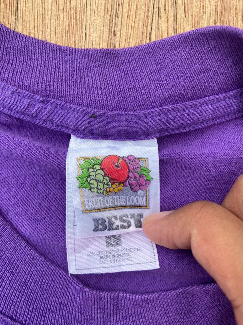 Fruit Of The Loom × Vintage vintage tee E 1 Size US L / EU 52-54 / 3 - 3 Thumbnail