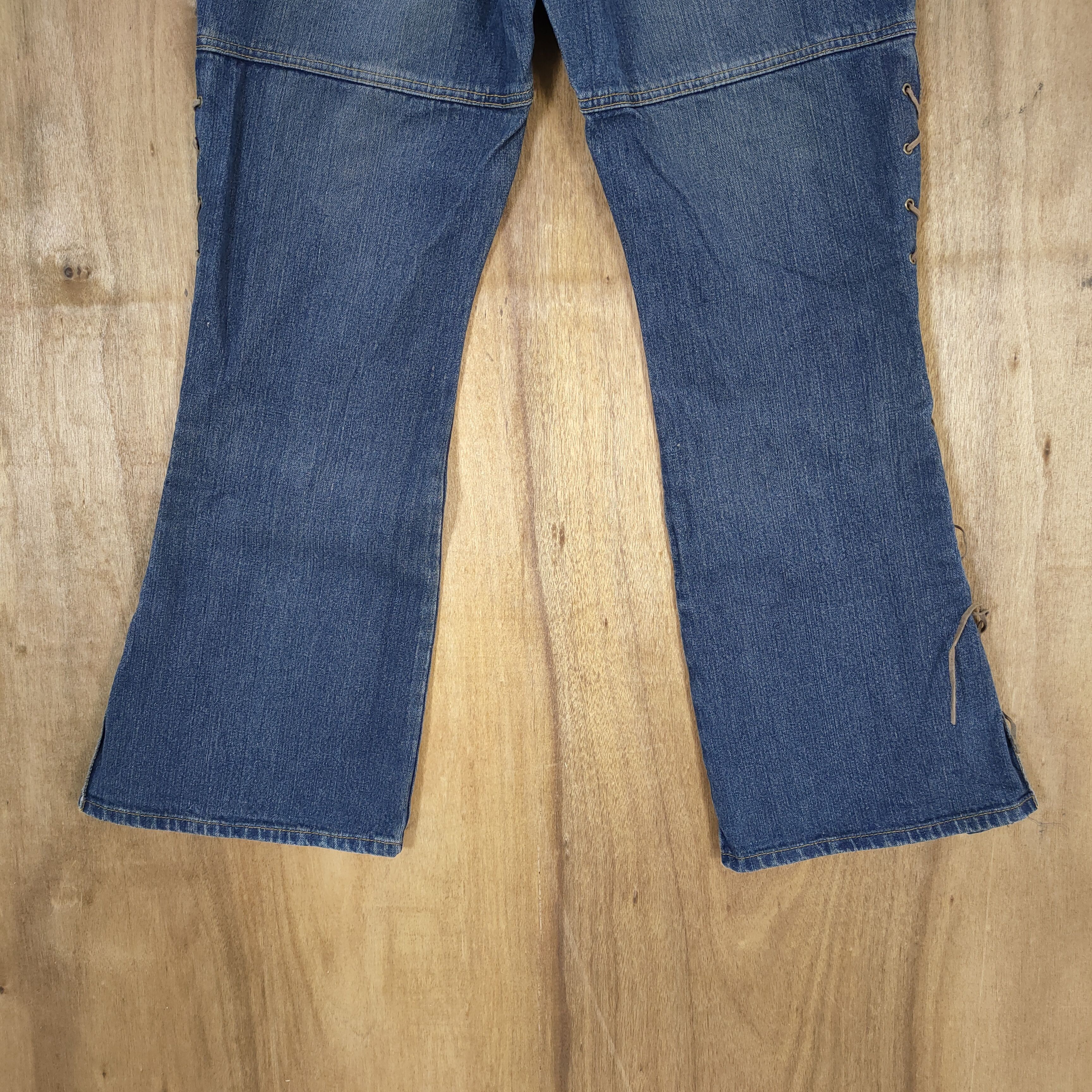 Japanese Brand LIVRE CLAIRE PARACHUTE FLARE JEANS PANTS Size US 32 / EU 48 - 9 Thumbnail