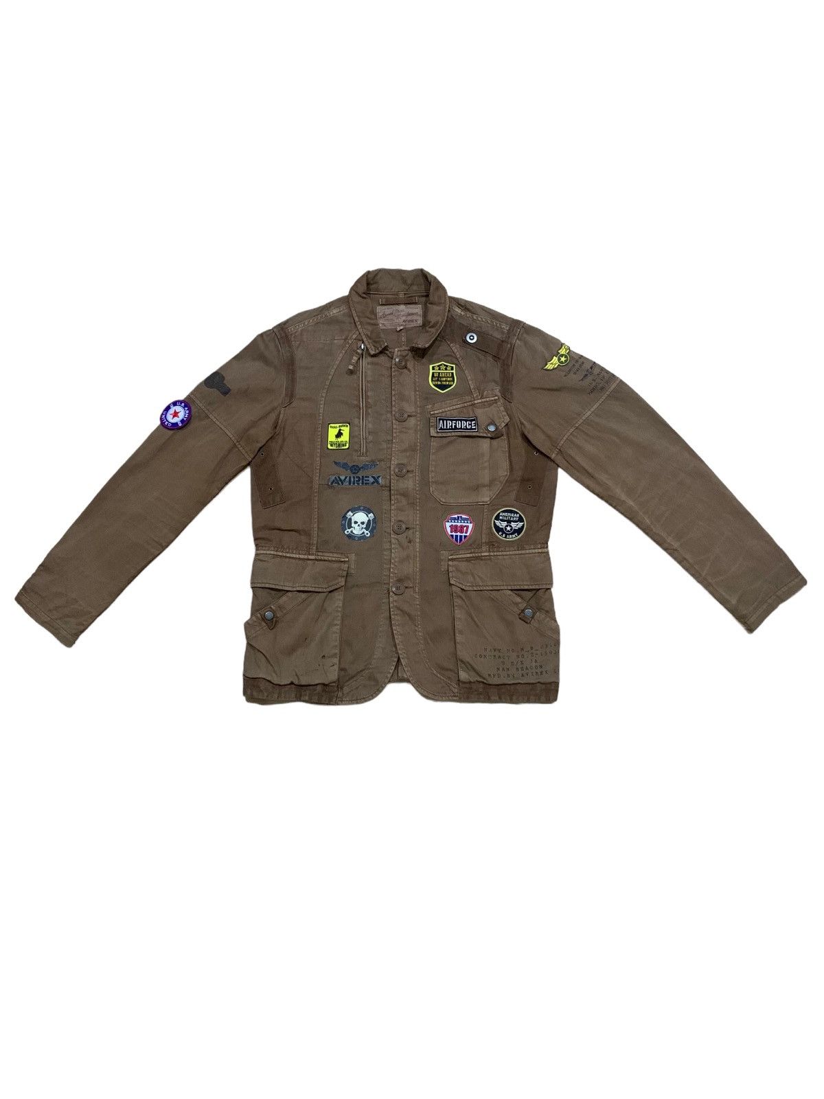 Avirex Vintage Avirex Military Big Logo Style Moto Racing Jacket Size US L / EU 52-54 / 3 - 1 Thumbnail