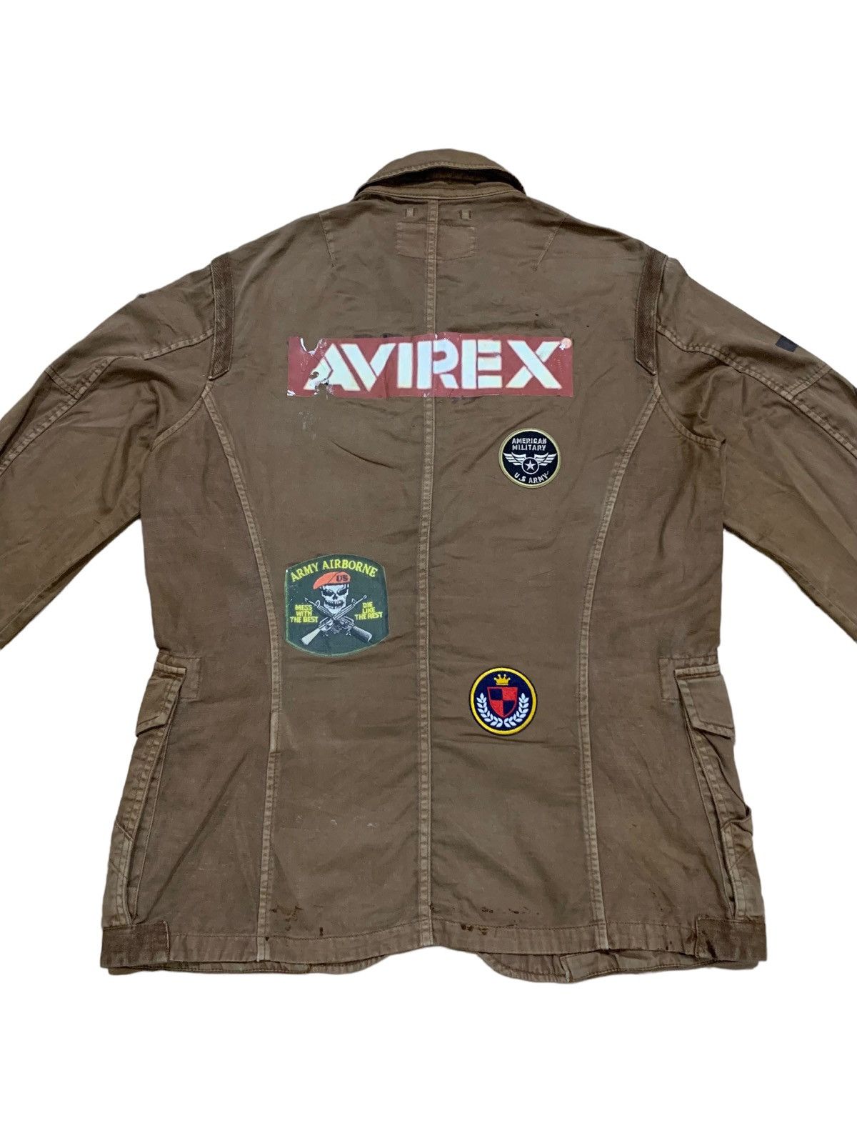 Avirex Vintage Avirex Military Big Logo Style Moto Racing Jacket Size US L / EU 52-54 / 3 - 10 Thumbnail