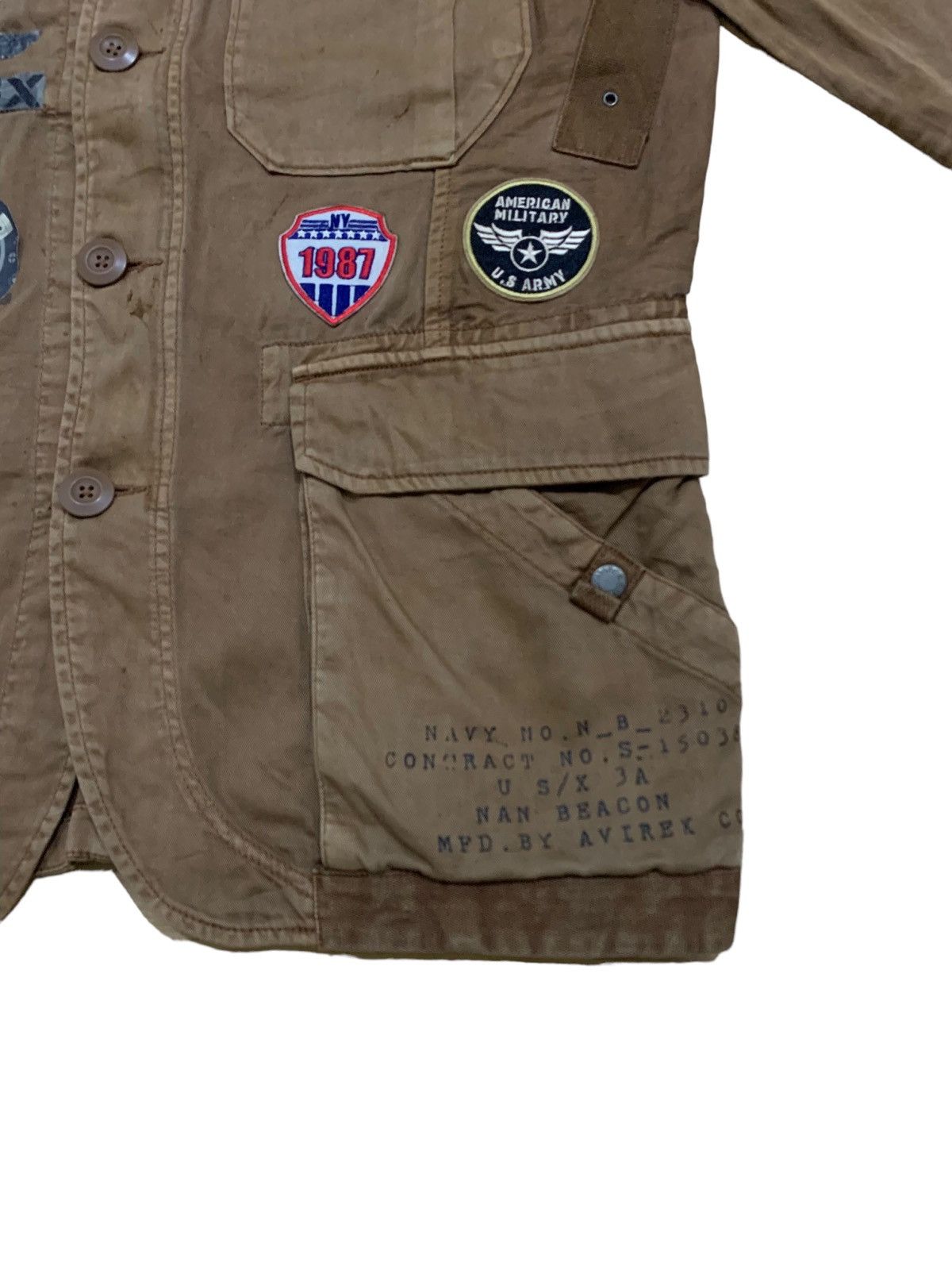 Avirex Vintage Avirex Military Big Logo Style Moto Racing Jacket Size US L / EU 52-54 / 3 - 9 Thumbnail