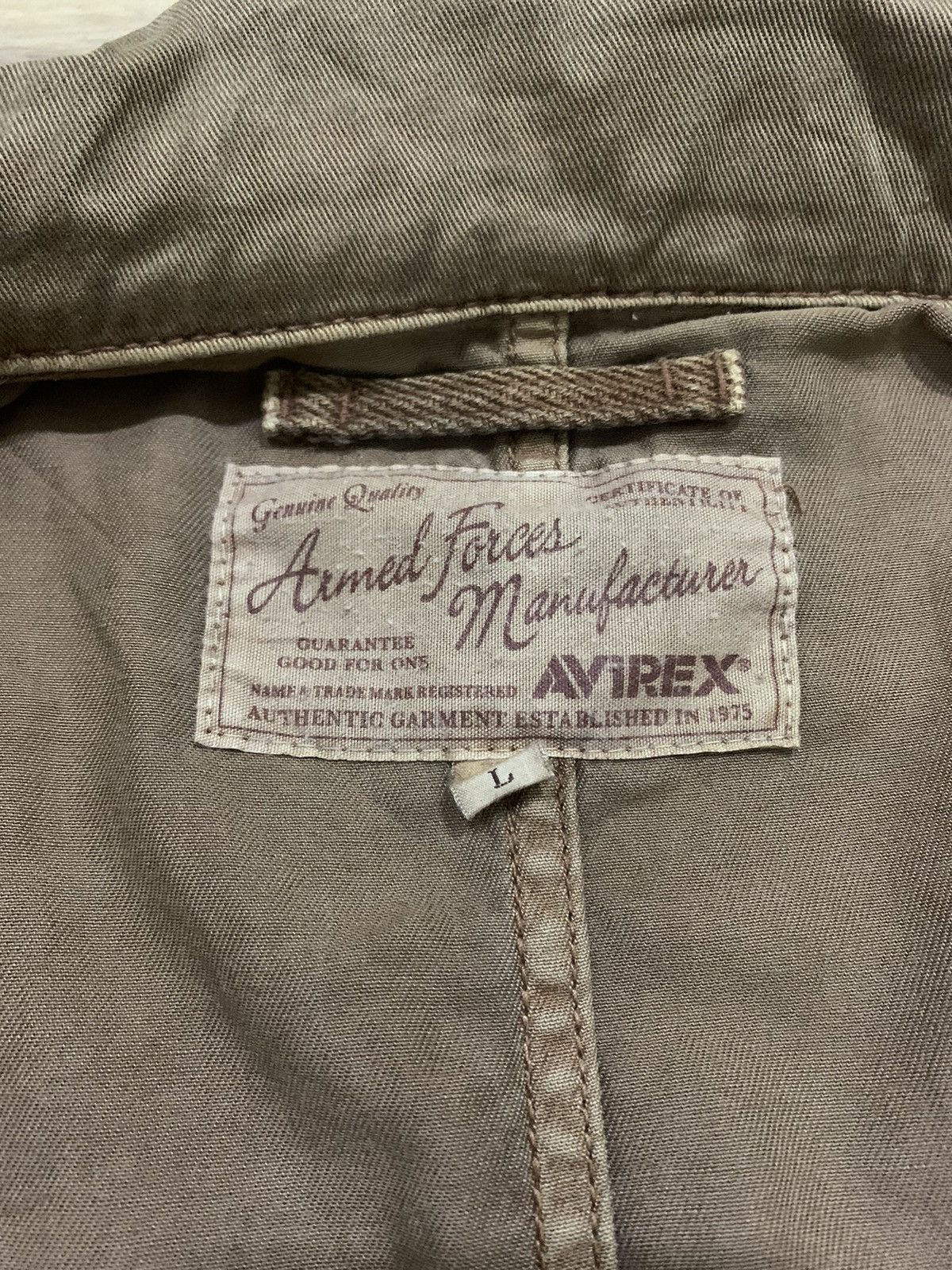 Avirex Vintage Avirex Military Big Logo Style Moto Racing Jacket Size US L / EU 52-54 / 3 - 15 Thumbnail