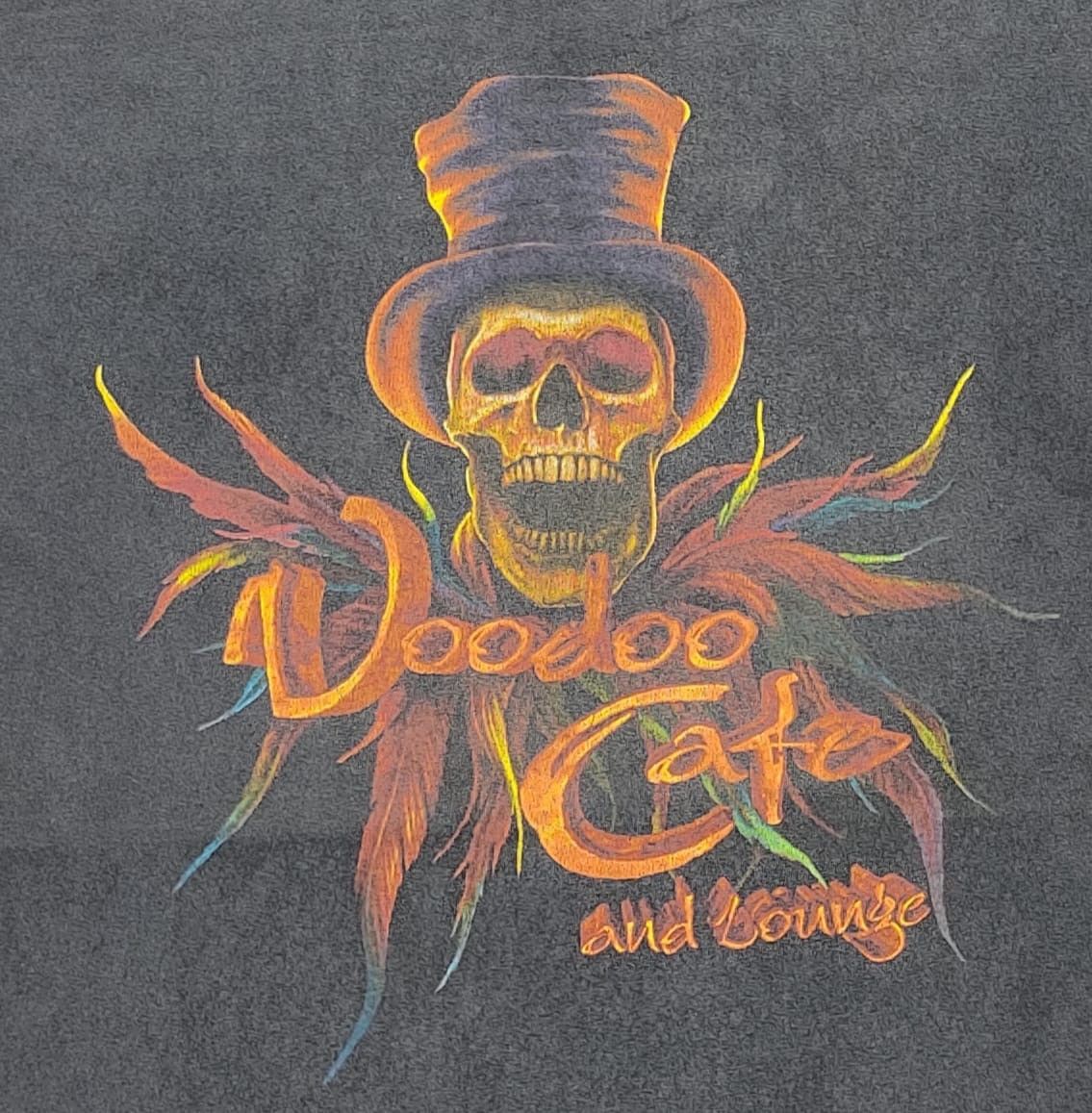 Vintage vintage Voodoo cafe and lounge tee C16 Size US L / EU 52-54 / 3 - 2 Thumbnail
