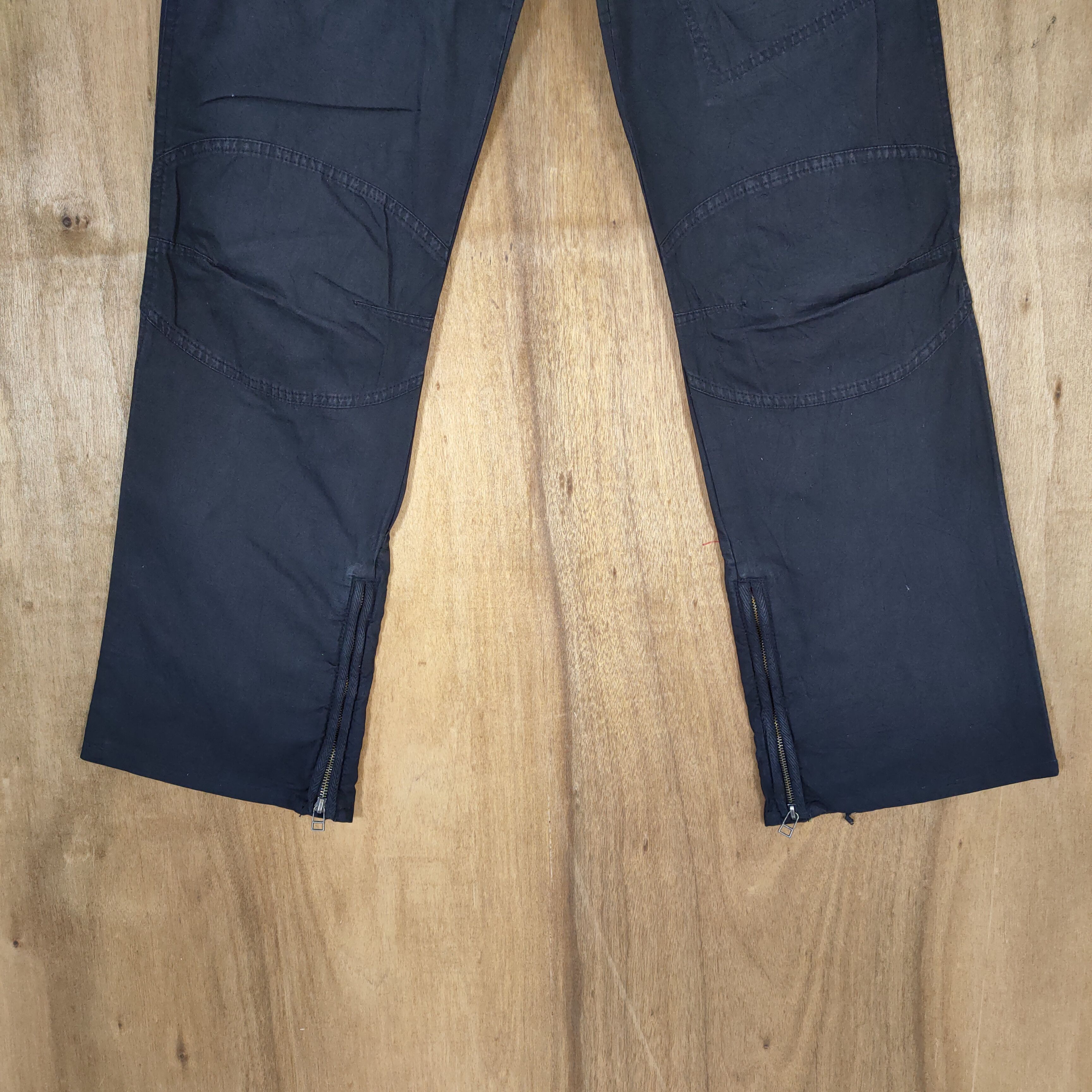 Japanese Brand VINTAGE YES OR NO BACK POCKET FLARE CARGO PANTS Size US 30 / EU 46 - 7 Thumbnail