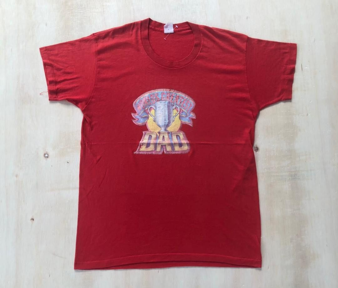Vintage vintage tee C5 world greatest dad Size US M / EU 48-50 / 2 - 1 Thumbnail