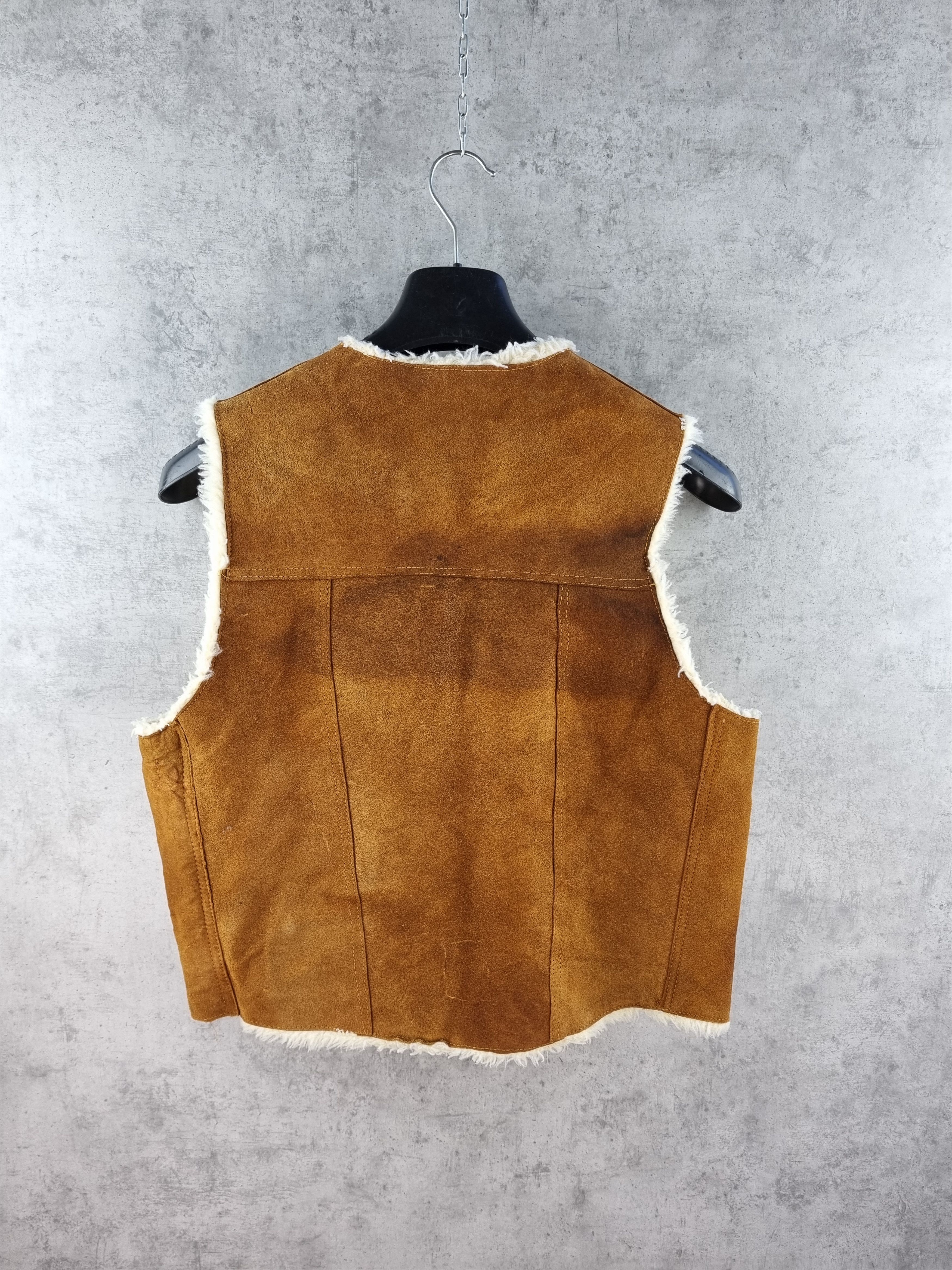Vintage 70s Vintage Leather Biker vest Made in Mexico Size US M / EU 48-50 / 2 - 14 Thumbnail
