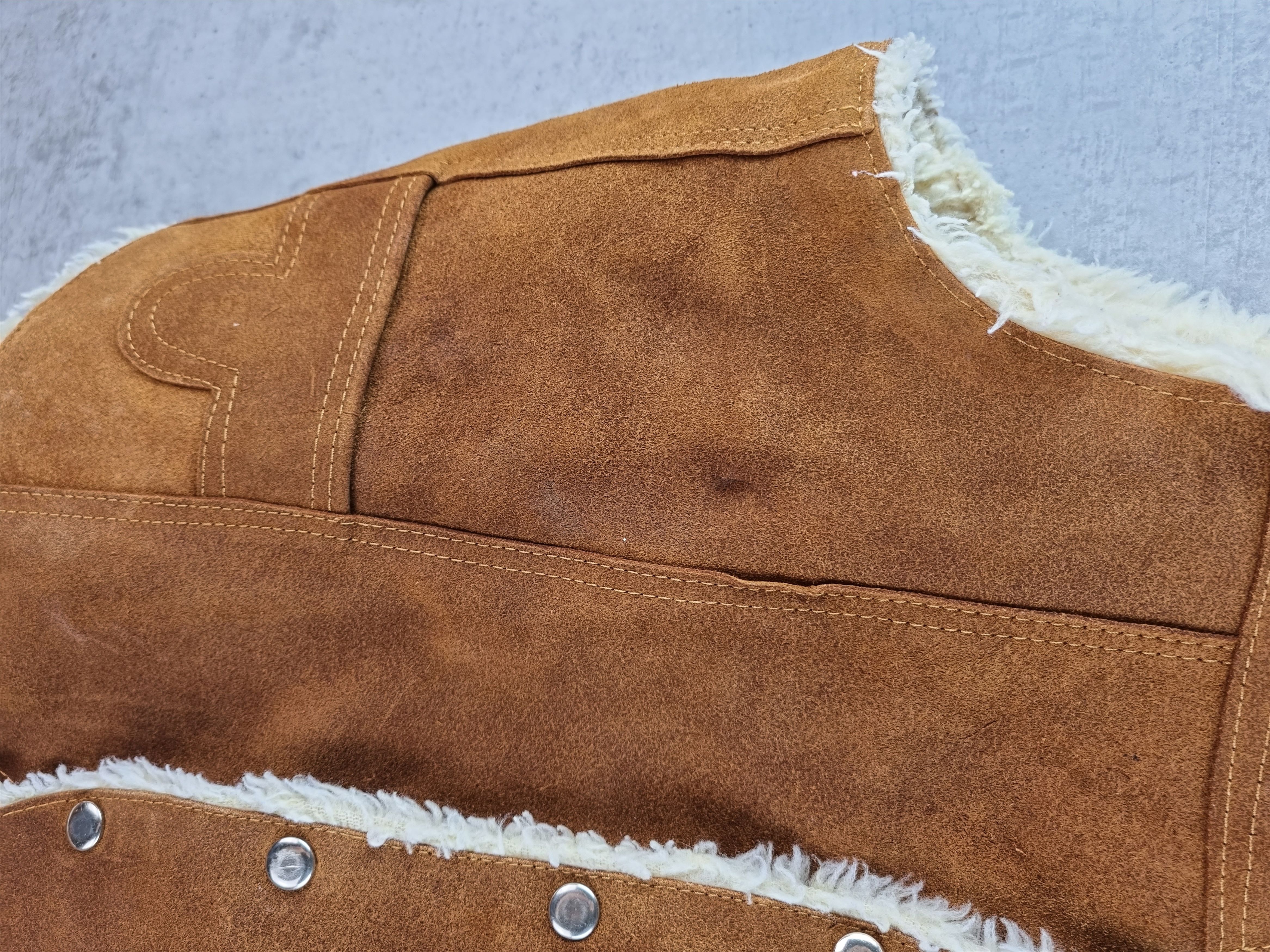Vintage 70s Vintage Leather Biker vest Made in Mexico Size US M / EU 48-50 / 2 - 12 Thumbnail