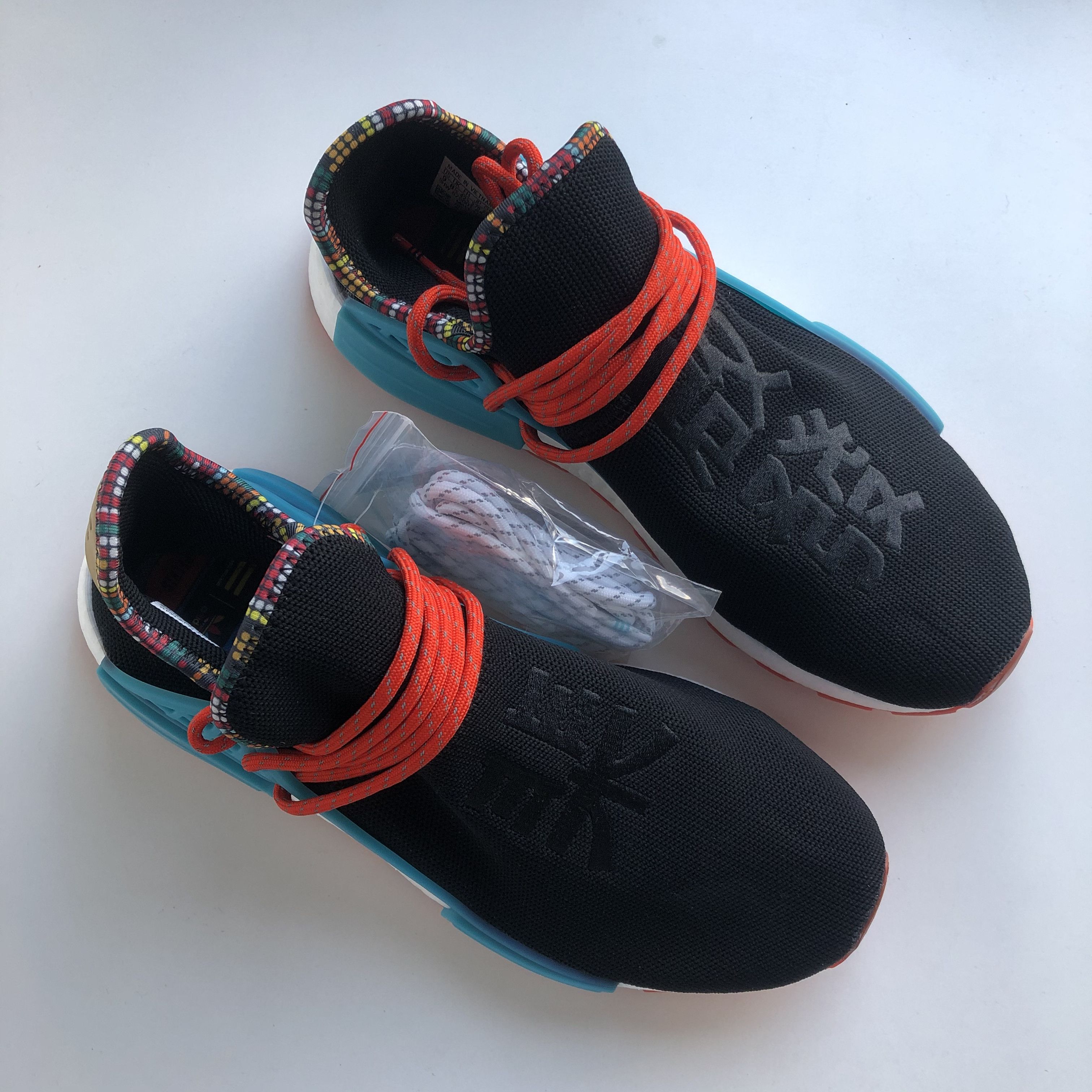 Adidas × Pharrell Adidas NMD Hu Pharrell Inspiration Pack Black Size US 9 / EU 42 - 3 Thumbnail