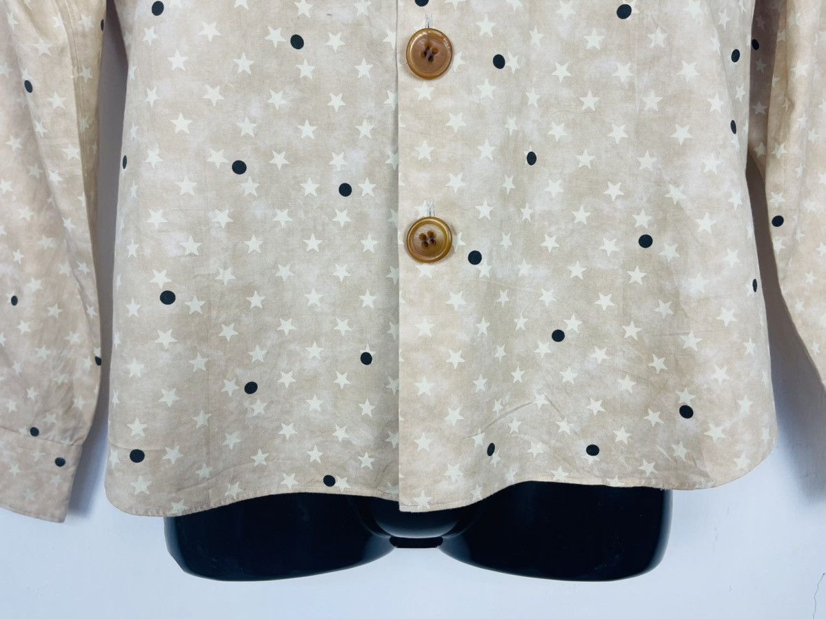 Comme des Garcons Homme Plus CDG HOMME PLUS STAR PRINT BIG BUTTON BUTTON UP SHIRT AD2002 Size US S / EU 44-46 / 1 - 4 Thumbnail