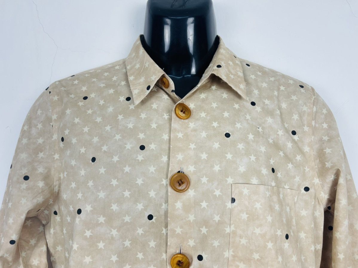 Comme des Garcons Homme Plus CDG HOMME PLUS STAR PRINT BIG BUTTON BUTTON UP SHIRT AD2002 Size US S / EU 44-46 / 1 - 3 Thumbnail