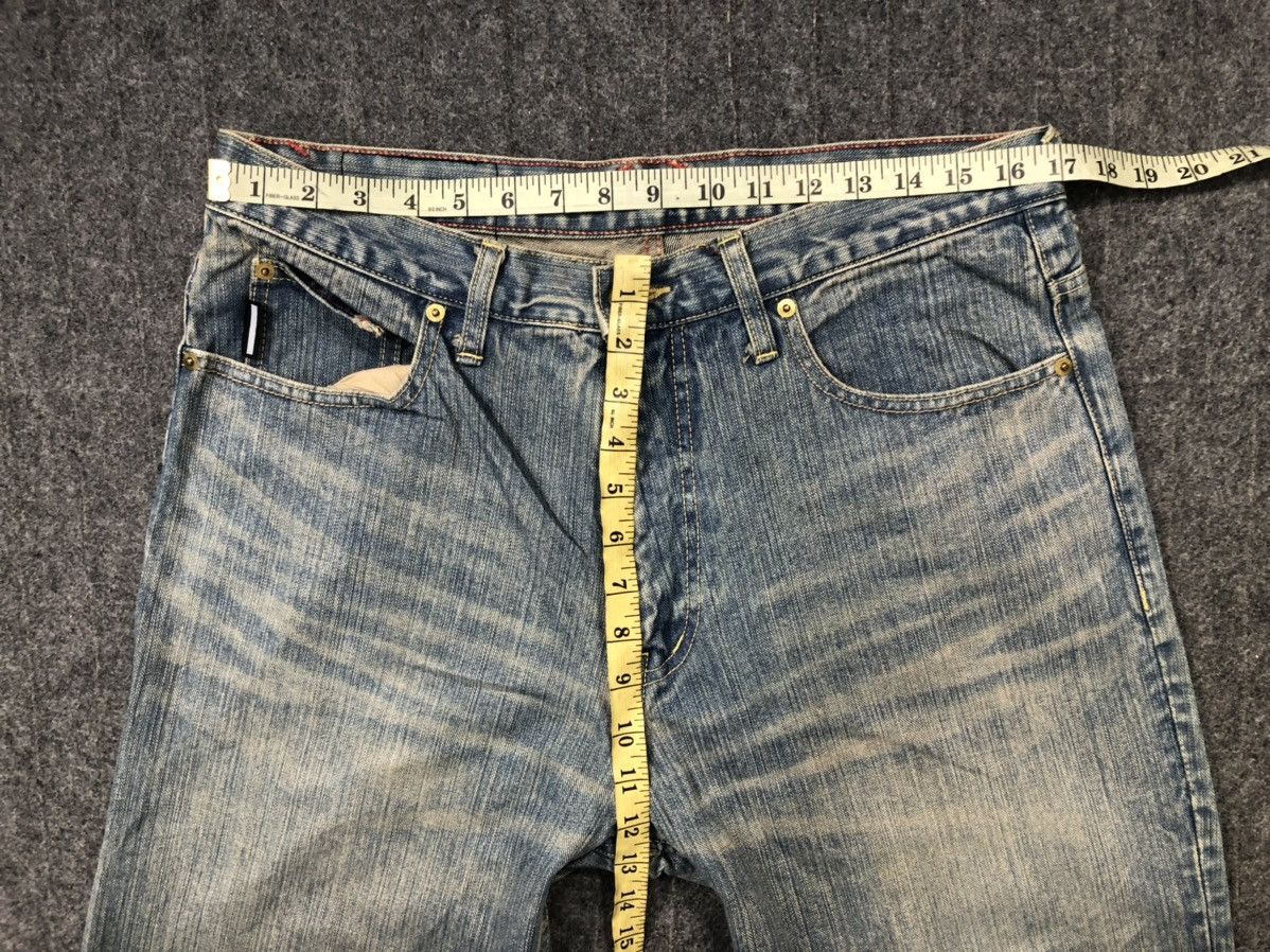Japanese Brand × Vintage 90s Japanese Brand Suprate Gold Embroidery Logo Pocket Jeans Size US 34 / EU 50 - 16 Thumbnail