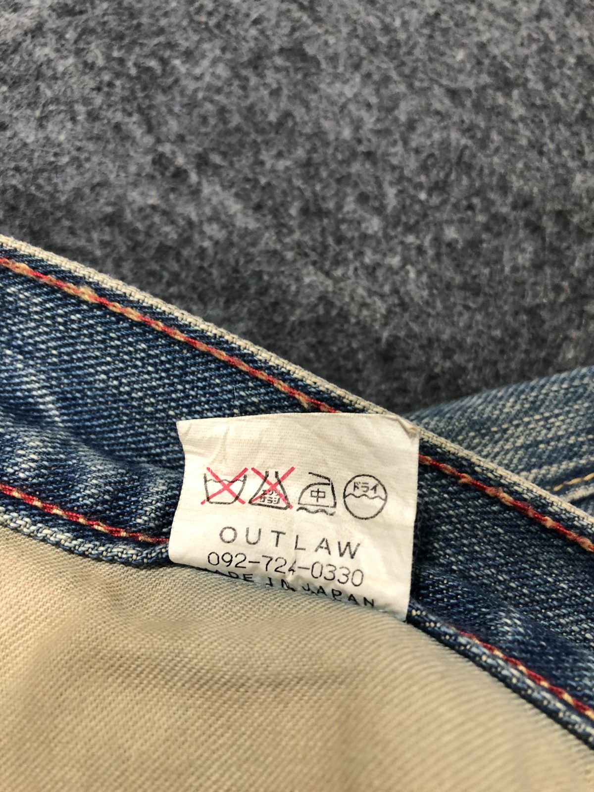 Japanese Brand × Vintage 90s Japanese Brand Suprate Gold Embroidery Logo Pocket Jeans Size US 34 / EU 50 - 15 Thumbnail