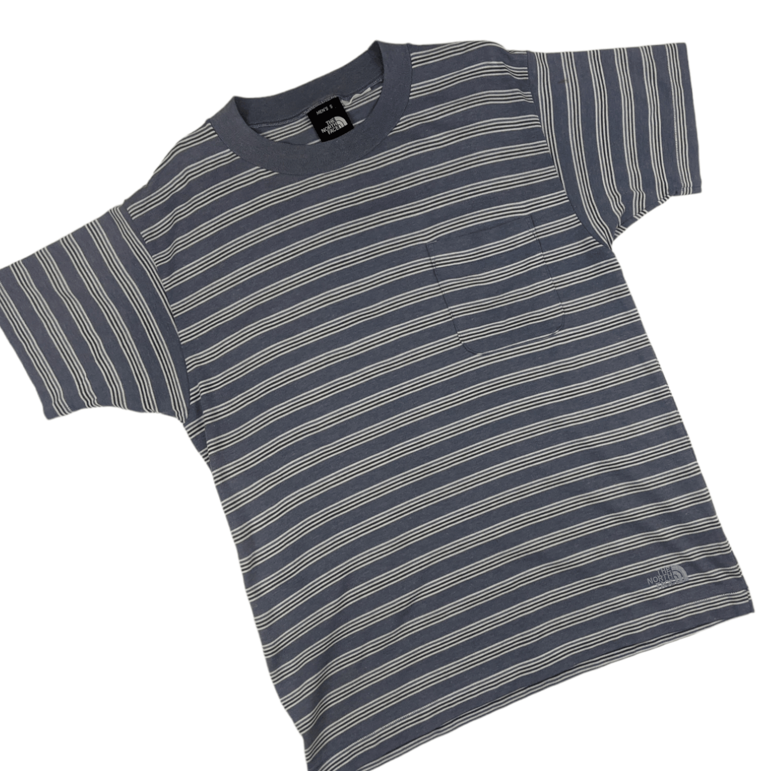 The North Face THE NORTH FACE Striped Single Pocket Tee Single Stitches Size US S / EU 44-46 / 1 - 3 Thumbnail