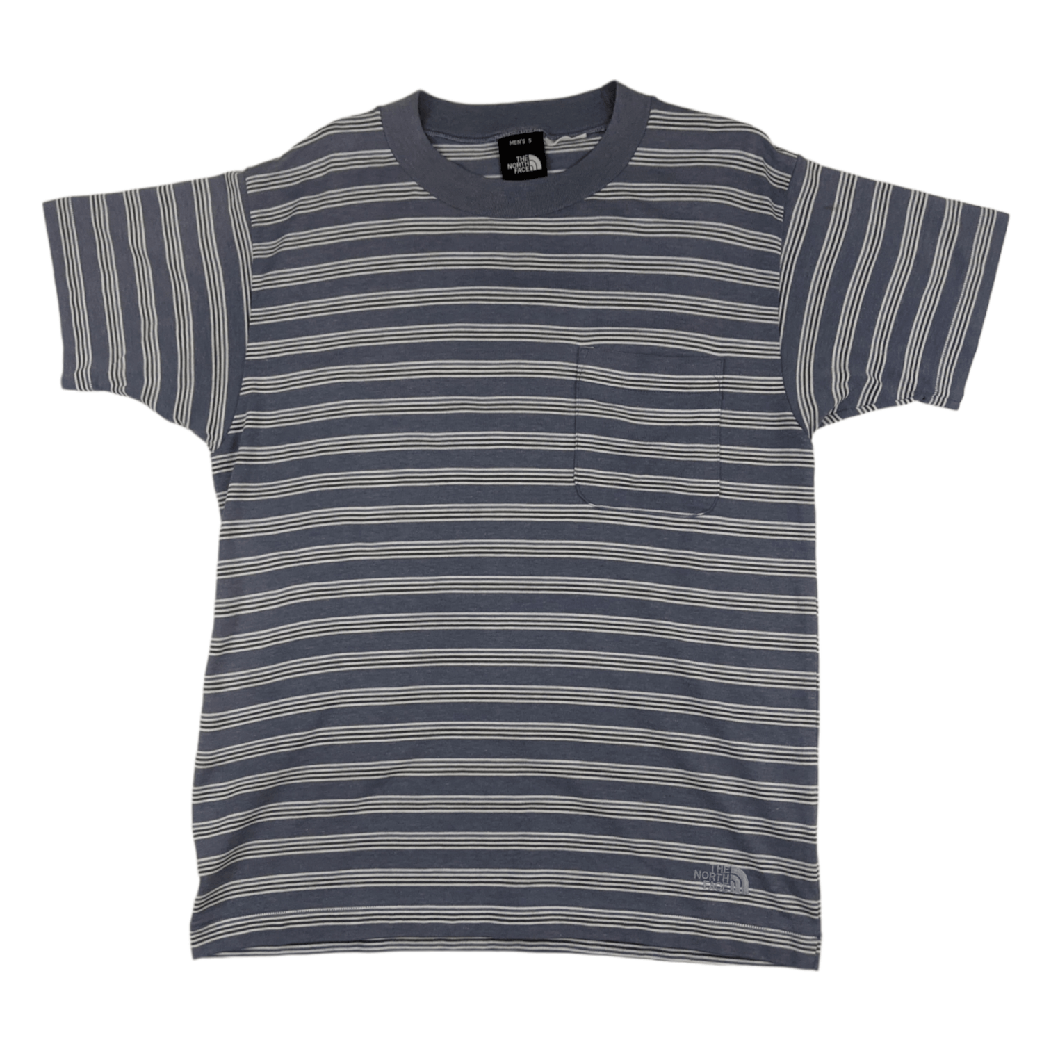 The North Face THE NORTH FACE Striped Single Pocket Tee Single Stitches Size US S / EU 44-46 / 1 - 2 Thumbnail
