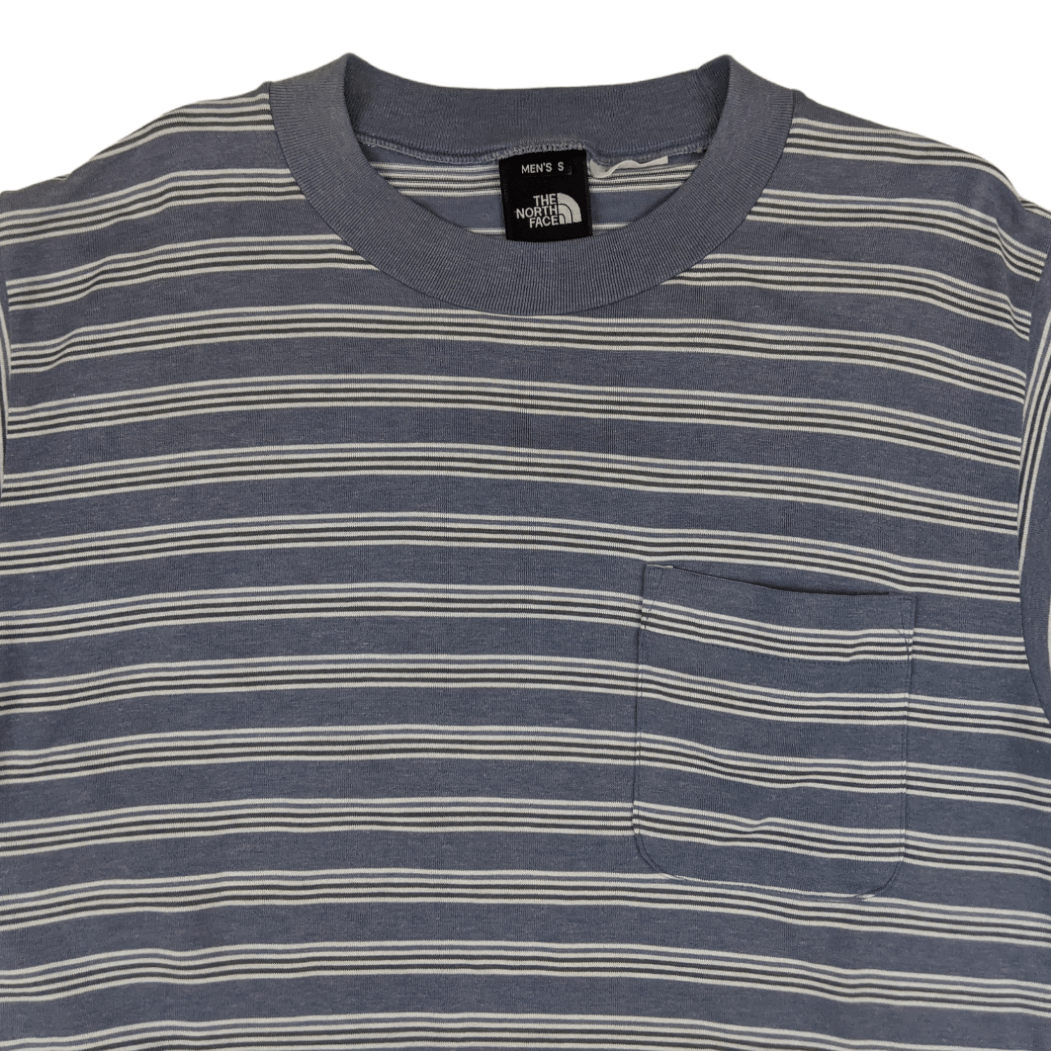 The North Face THE NORTH FACE Striped Single Pocket Tee Single Stitches Size US S / EU 44-46 / 1 - 4 Thumbnail