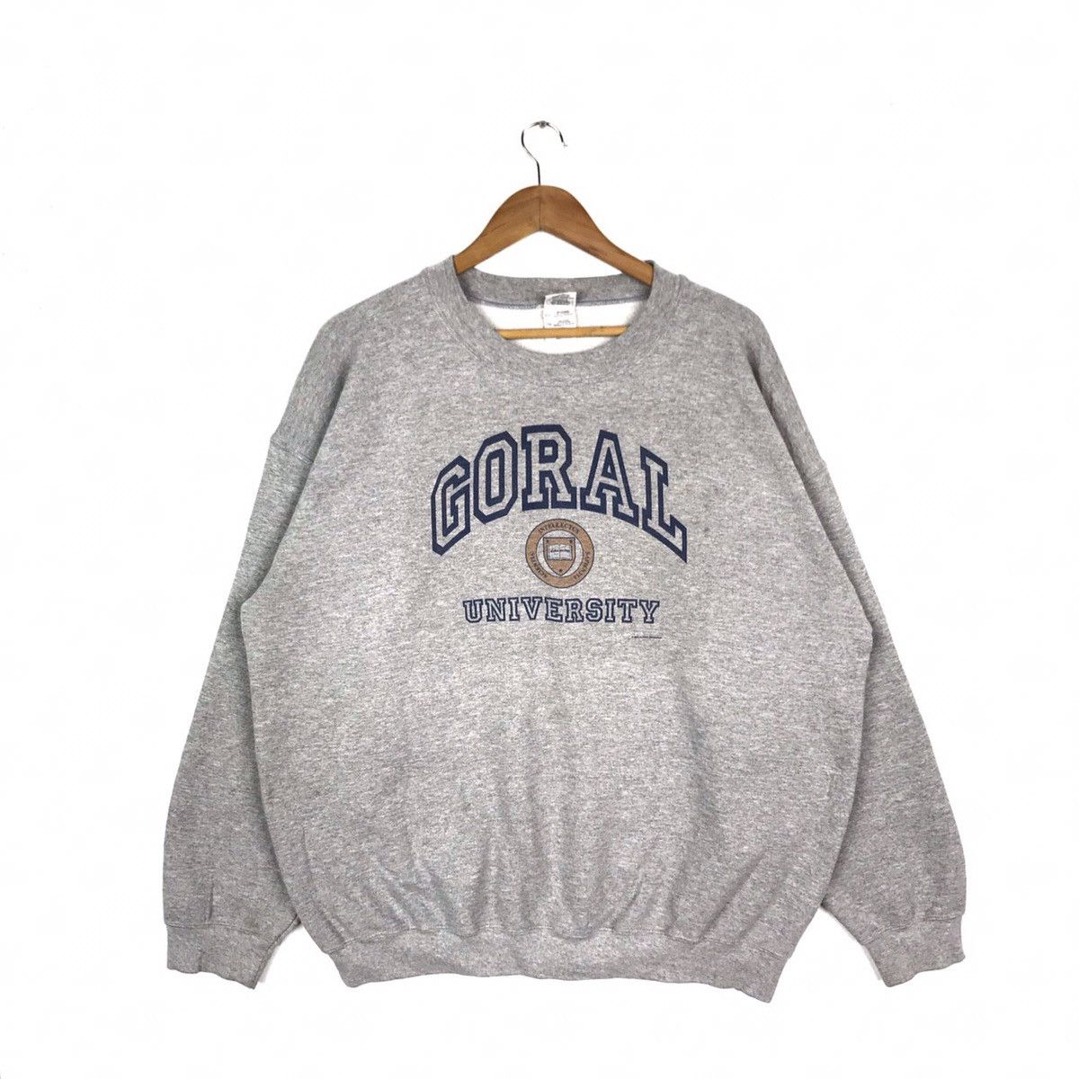 Vintage Vintage 00s Coral University Sweatshirt Size US XL / EU 56 / 4 - 1 Thumbnail