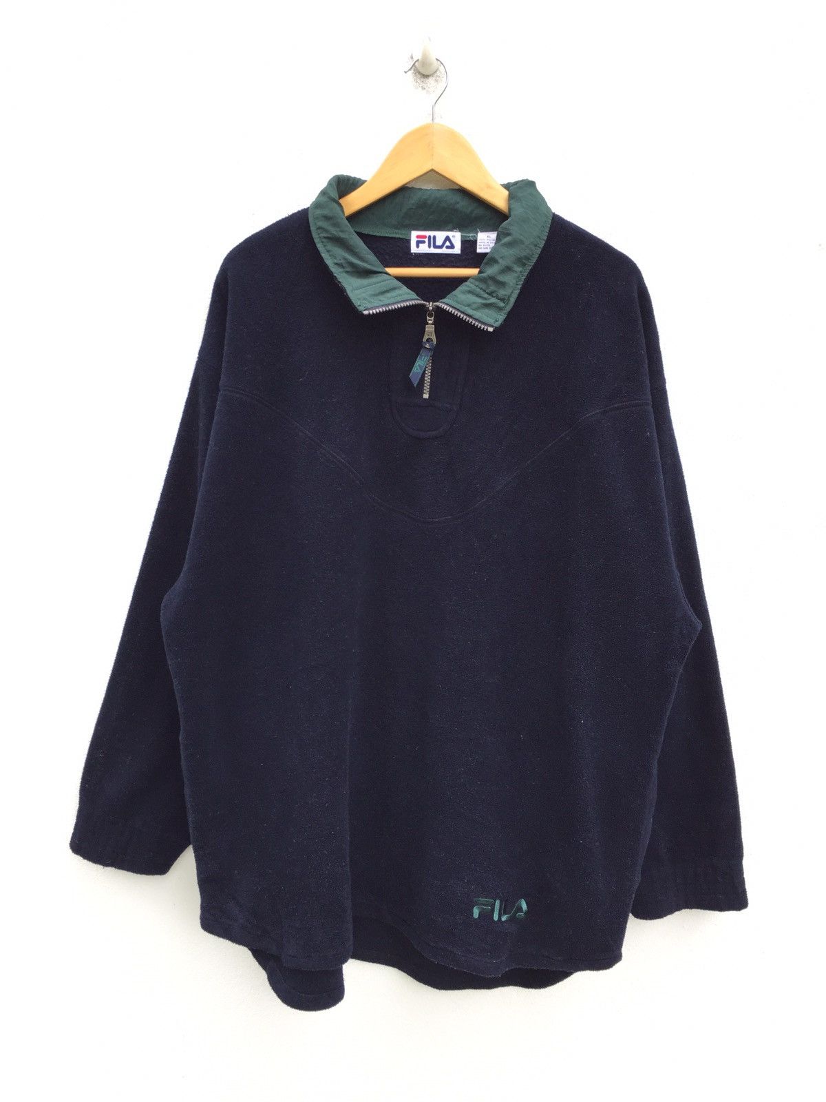 Fila Half Zipper Pullover Fleece Sweater