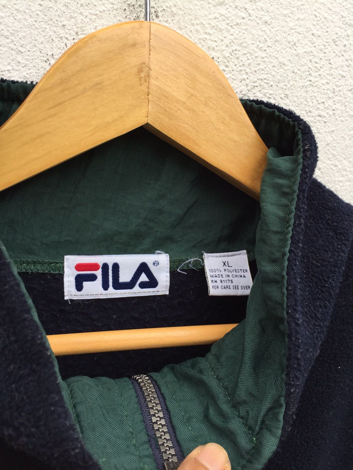 Fila Fila Half Zipper Pullover Fleece Sweater Size US XL / EU 56 / 4 - 5 Thumbnail